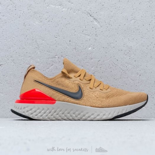 Men s shoes Nike Epic React Flyknit 2 Club Gold Black Red Orbit Footshop