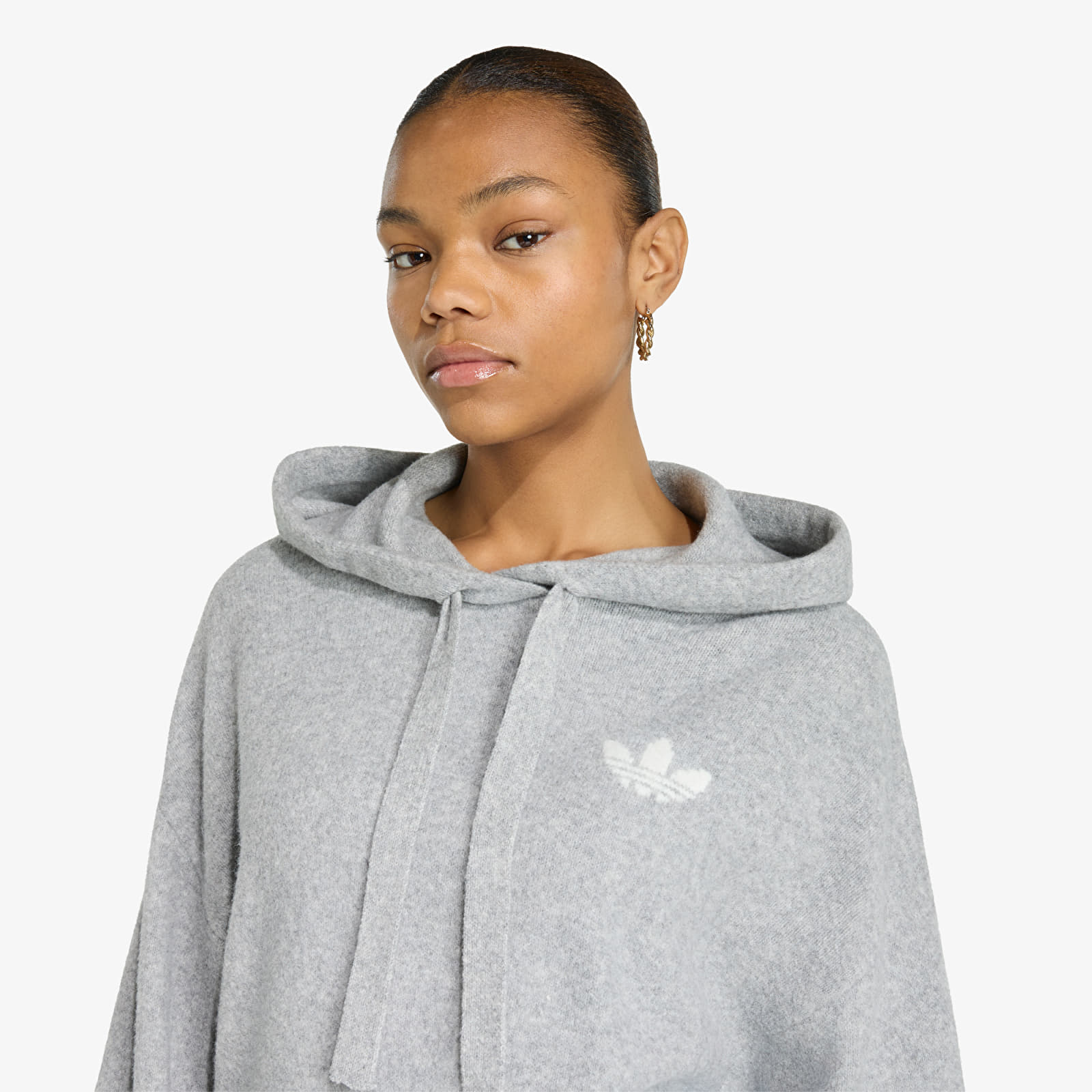 Sweatjacken und Sweatshirts adidas Essentials Knit Hoodie Medium Grey Heather