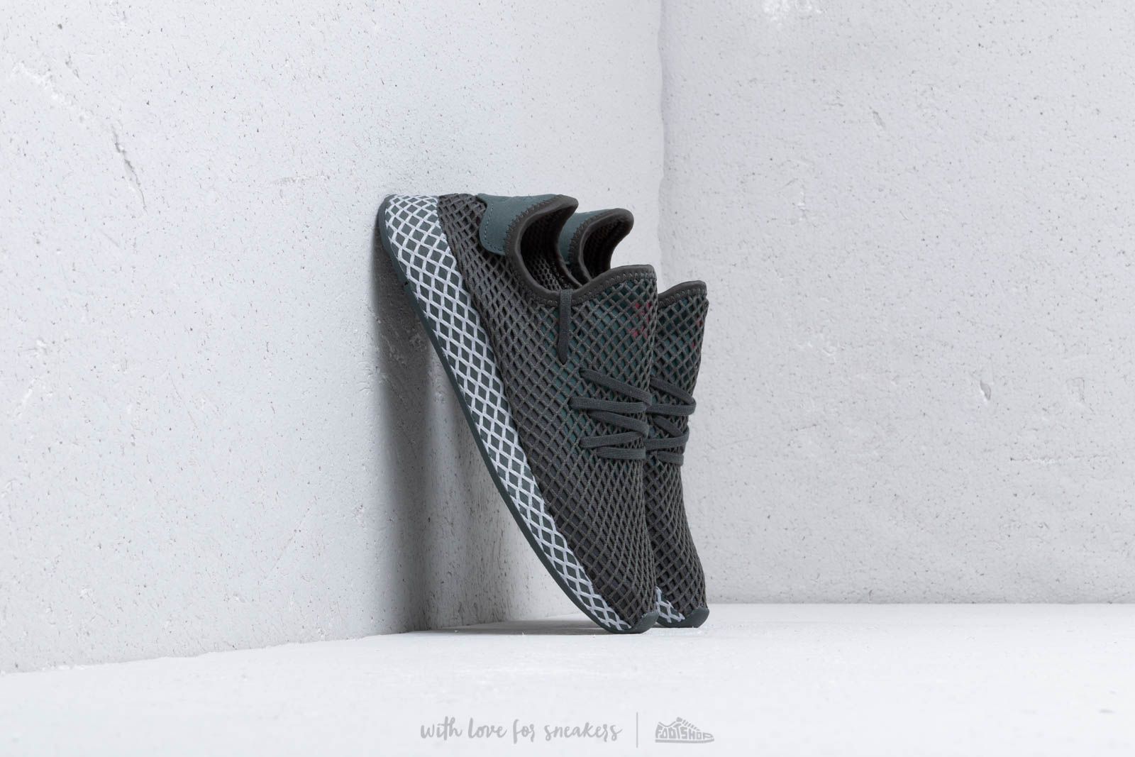 Gyerek sneakerek and cipők adidas Deerupt Runner J Grey/ Grey Two/ Core Black