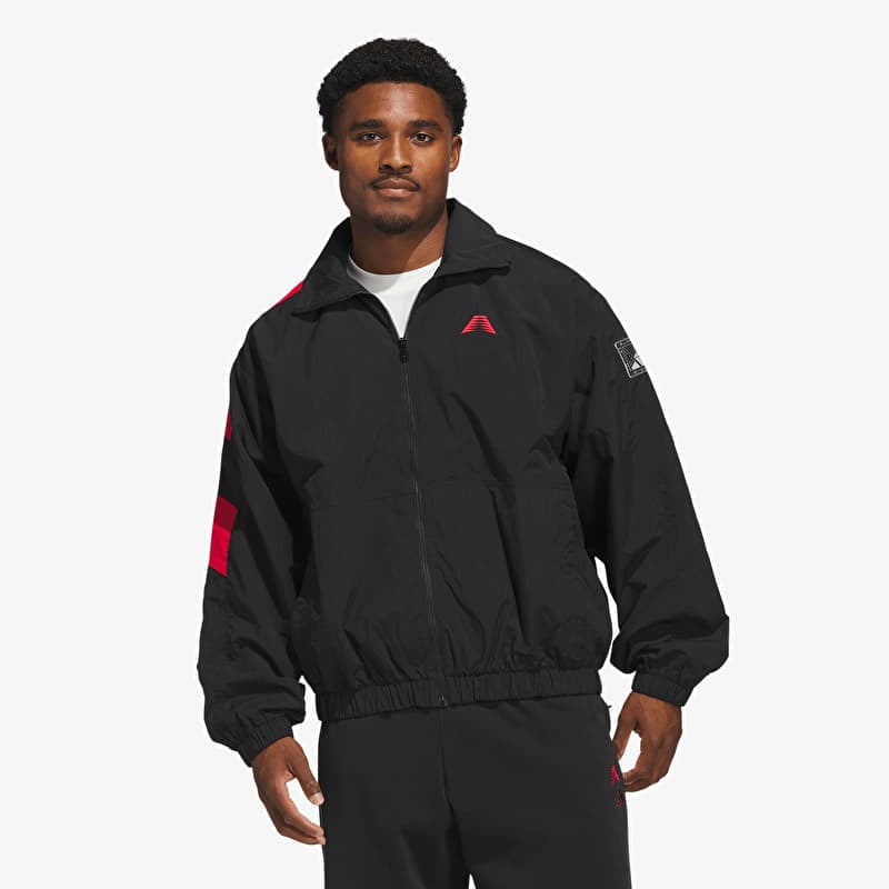 Jakna adidas Anthony Edwards Foundation Track Jacket Black/ Pure Ruby