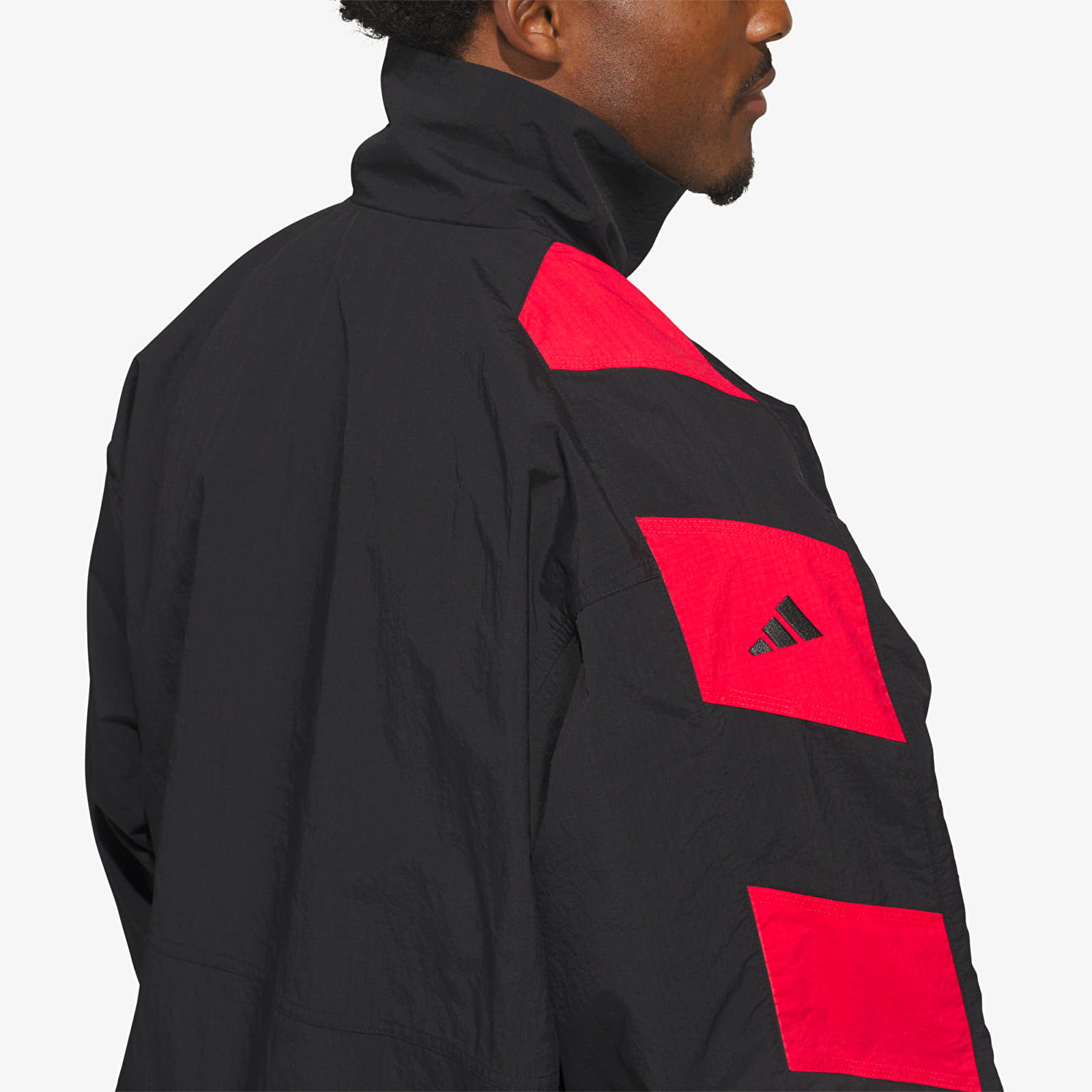 Μπουφάν adidas Anthony Edwards Foundation Track Jacket Black/ Pure Ruby