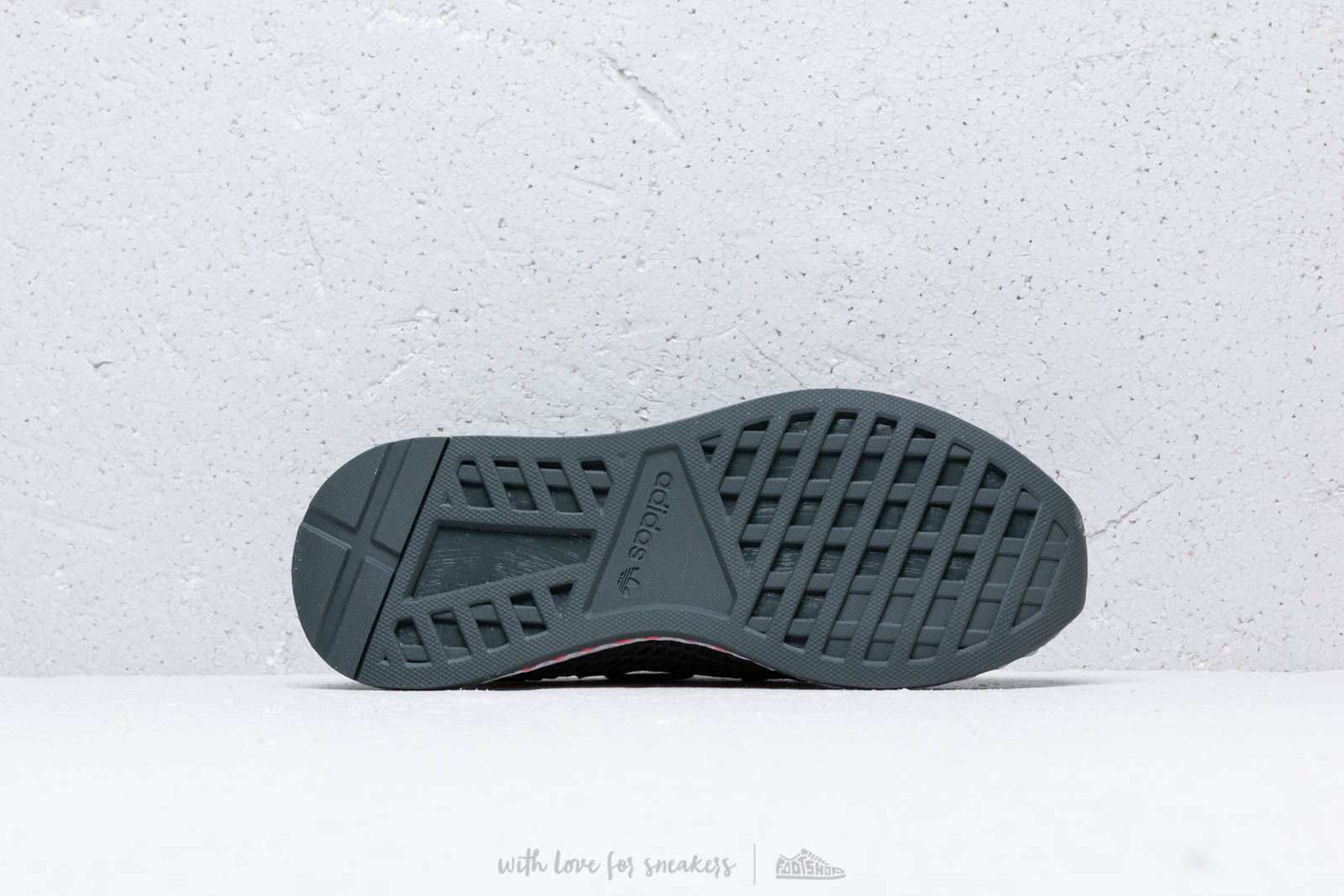Buty dziecięce adidas Deerupt Runner J Grey/ Grey Two/ Core Black