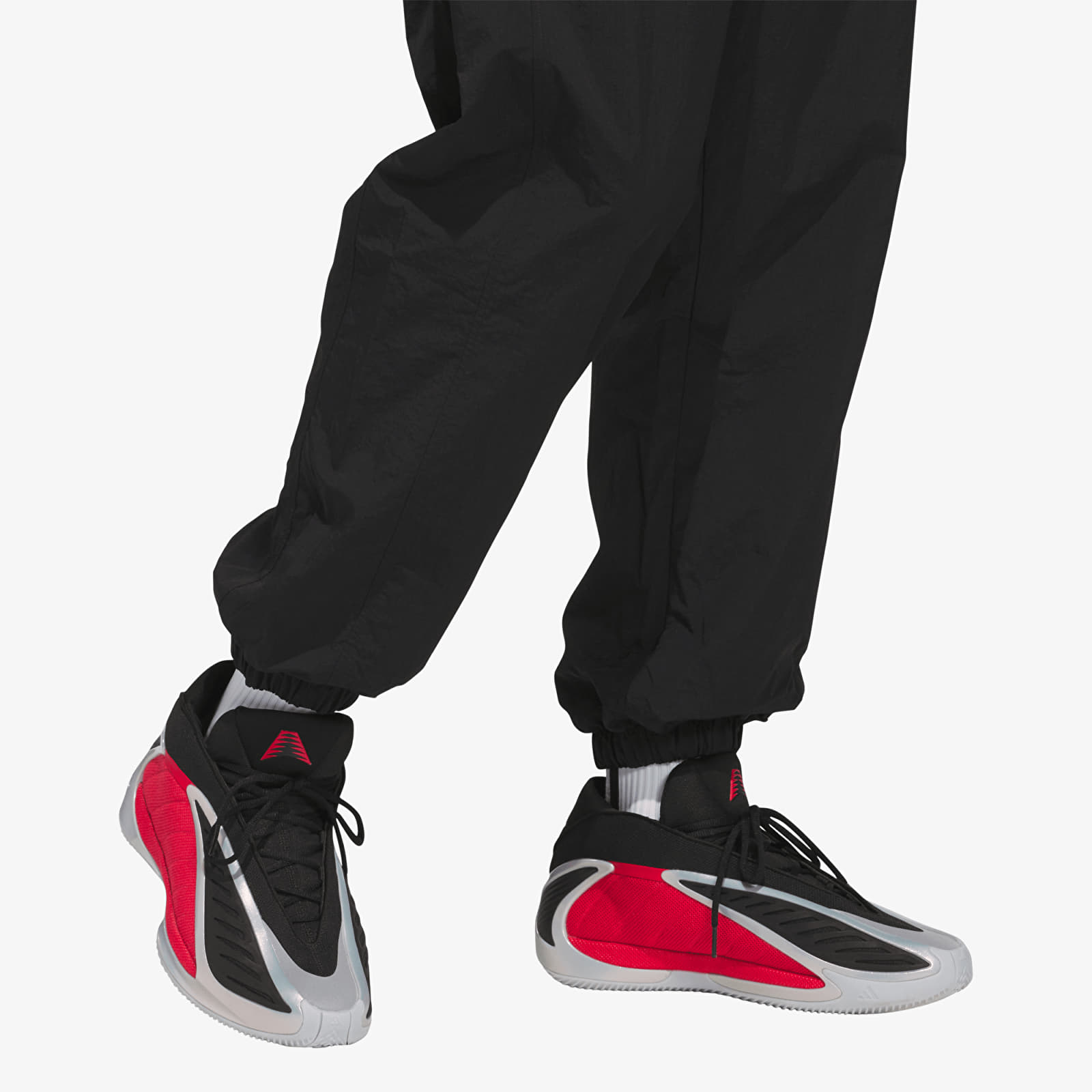 Broek adidas Anthony Edwards Foundation Track Pant Black/ Pure Ruby