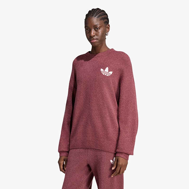 Genser adidas Originals Athl Dept Knitted Sweater Quiet Crimson