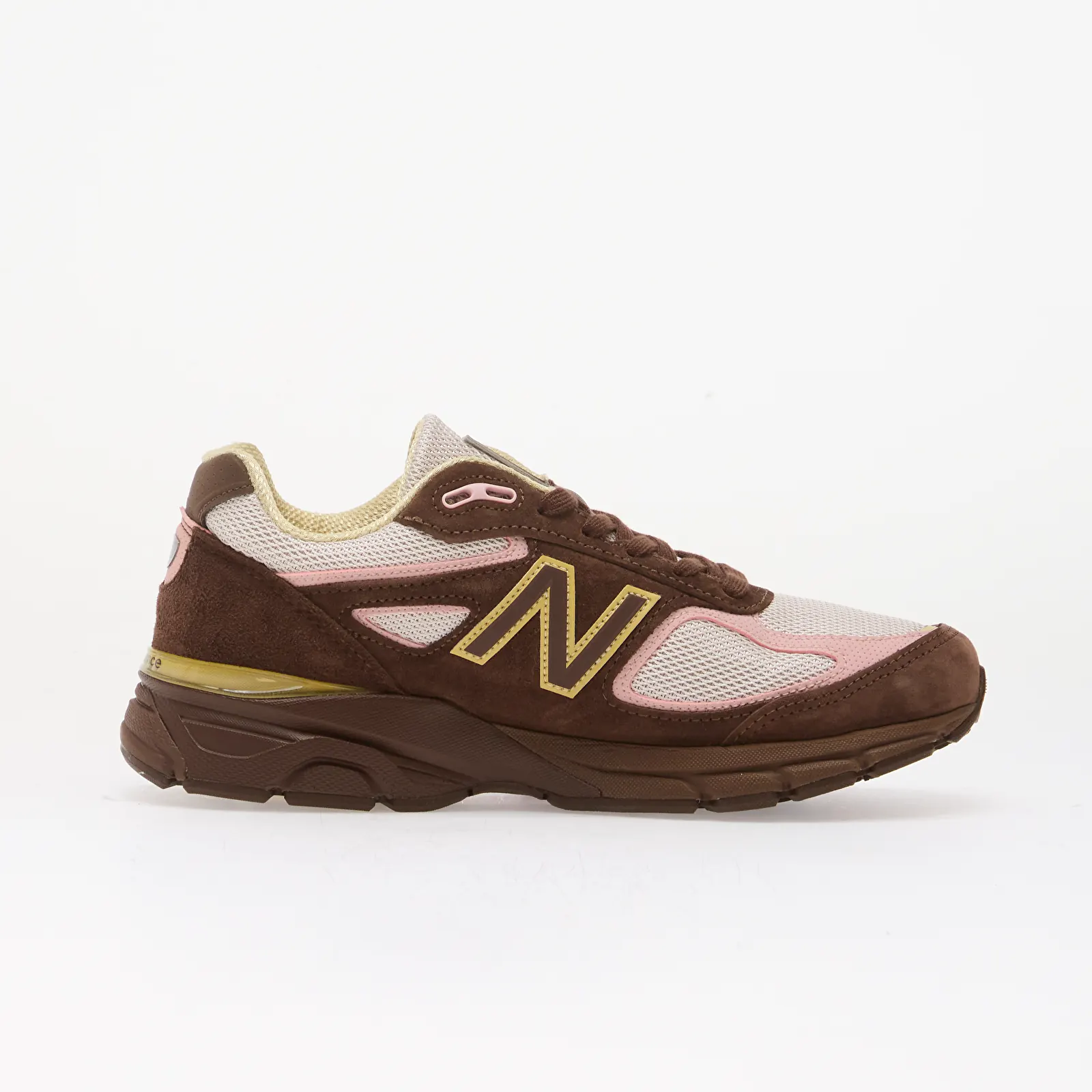 Herenschoenen New Balance 990v4 Pumpernickel/ Pink Chalk/ Alabaster