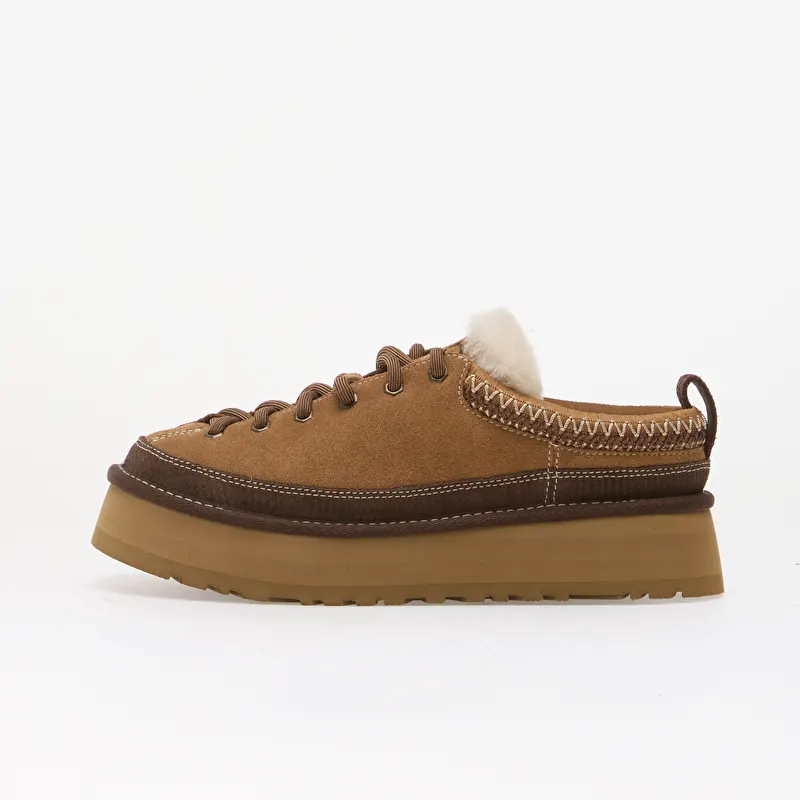 UGG W Heritage Lace-Up Slipper Chestnut