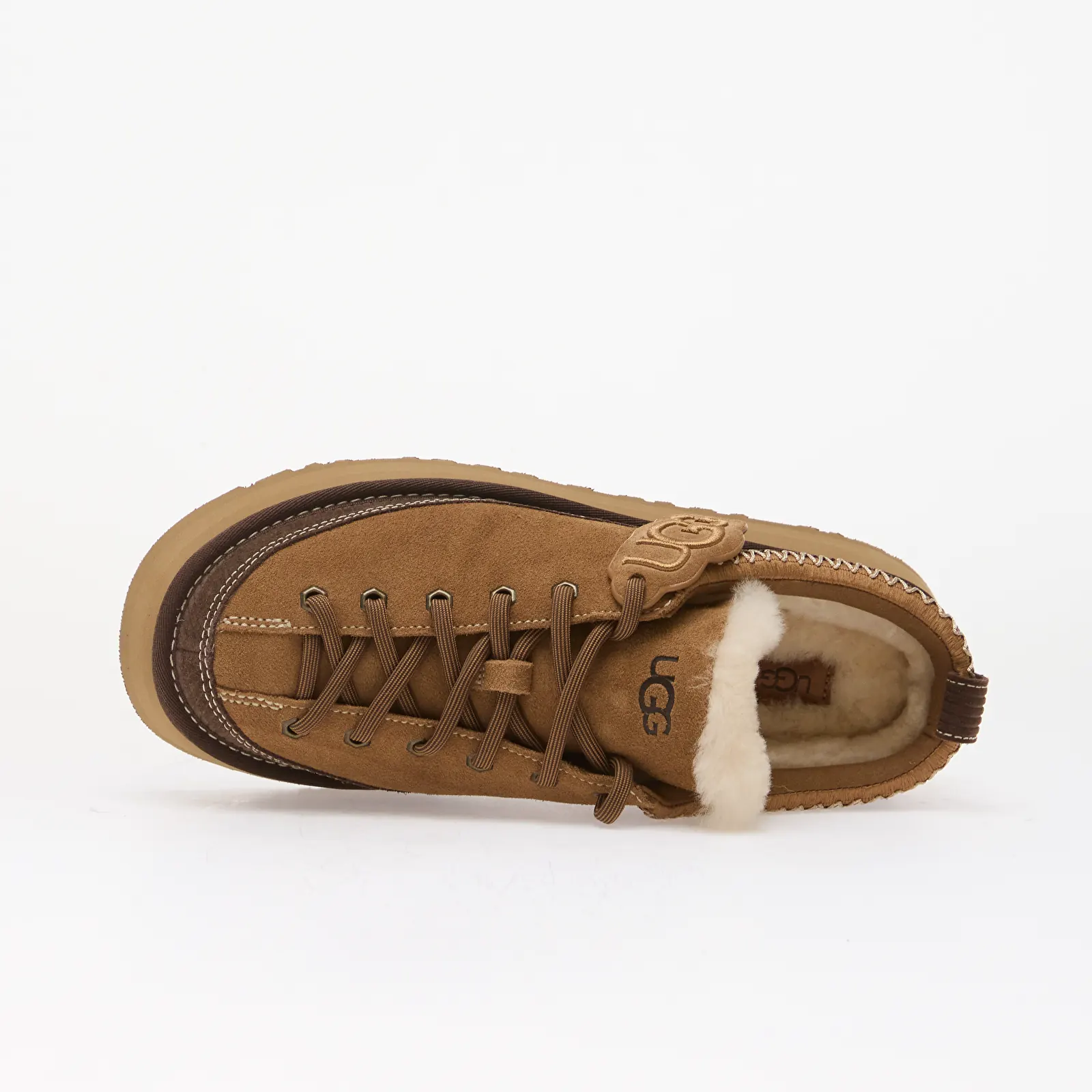 Încălțăminte și sneakerși pentru femei UGG W Heritage Lace-Up Slipper Chestnut