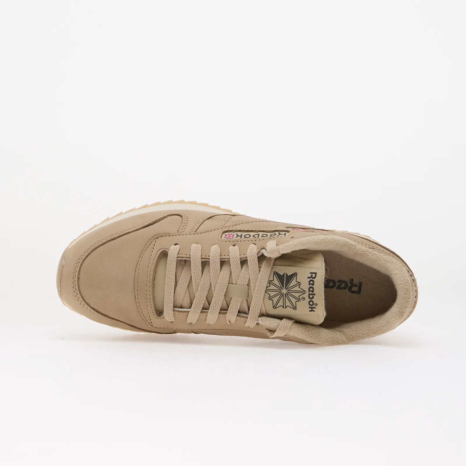 Baskets homme Reebok Classic Leather Ripple Elevated Beige/ Almost Black/ Chalk
