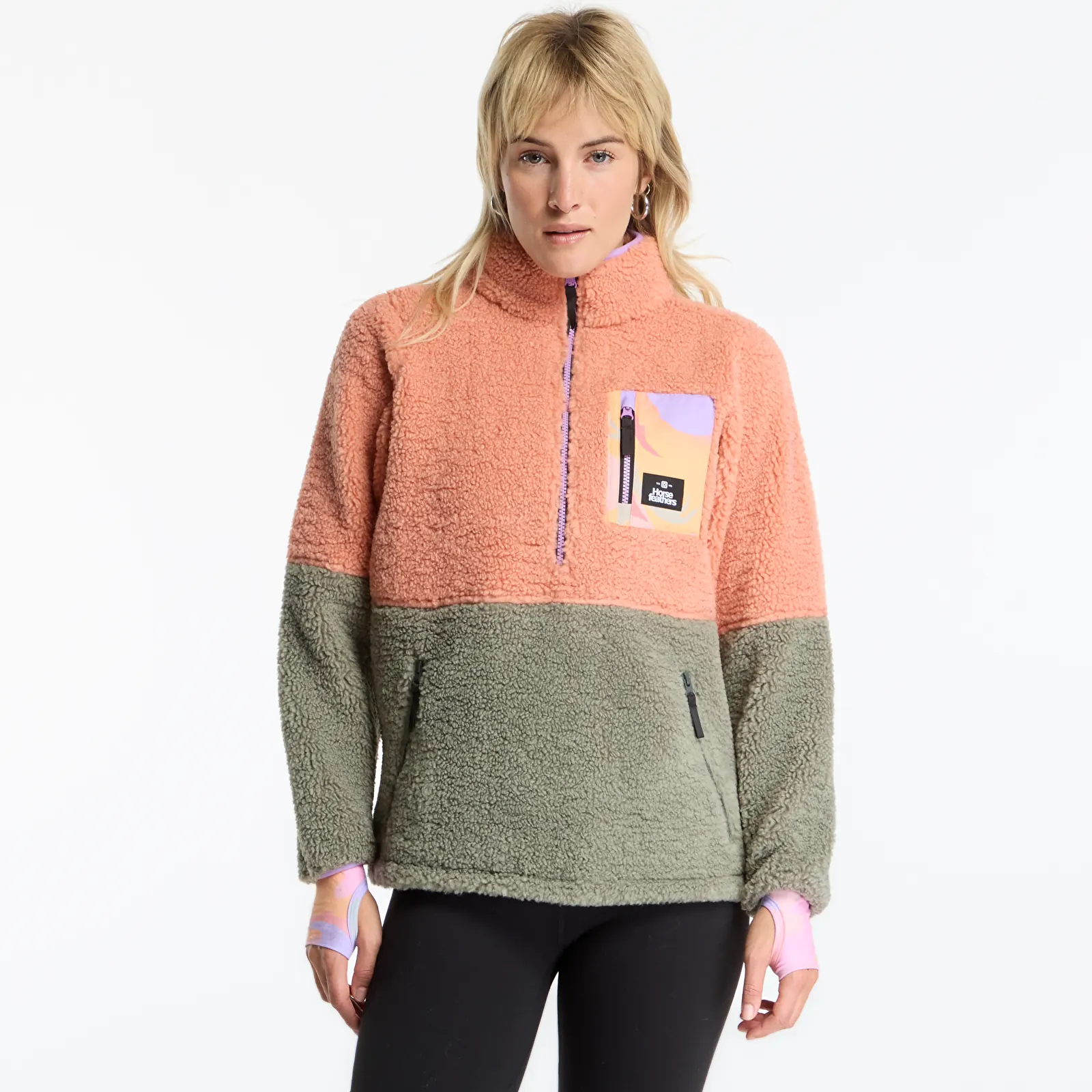 Sweats à capuche femme Horsefeathers Elvira Sweatshirt Papaya Punch