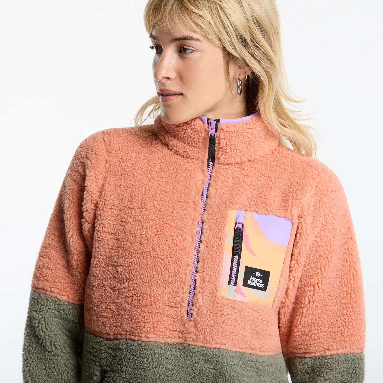 Sweats à capuche femme Horsefeathers Elvira Sweatshirt Papaya Punch