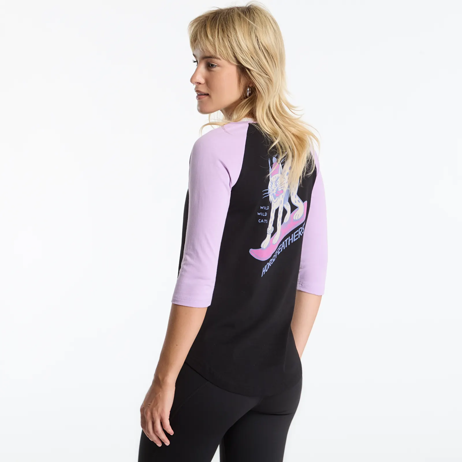 Naisten T-paidat Horsefeathers Zalva Top Black
