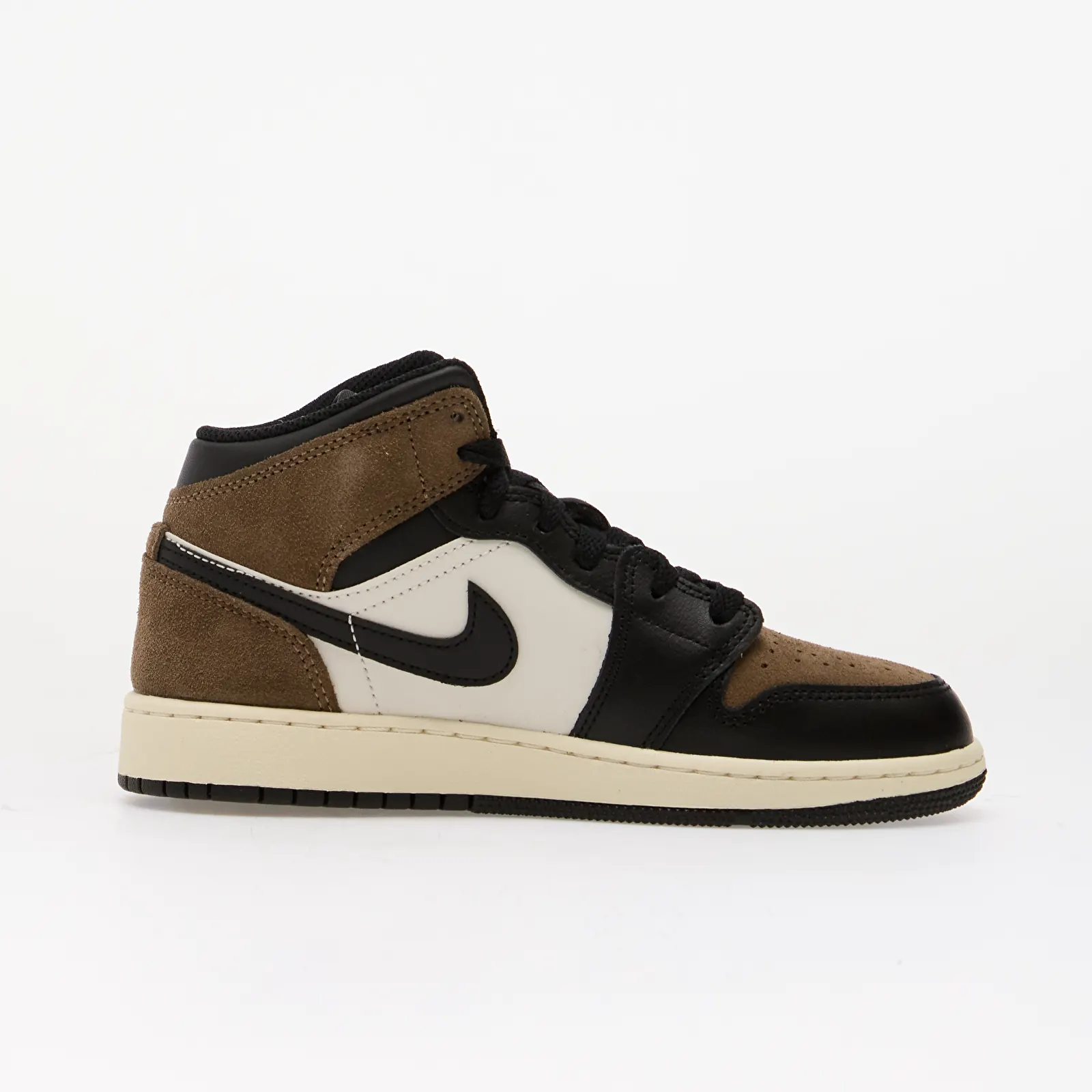 Παιδικά παπούτσια και sneakers Air Jordan 1 Mid Kids Black/ Phantom-Palomino-University Red