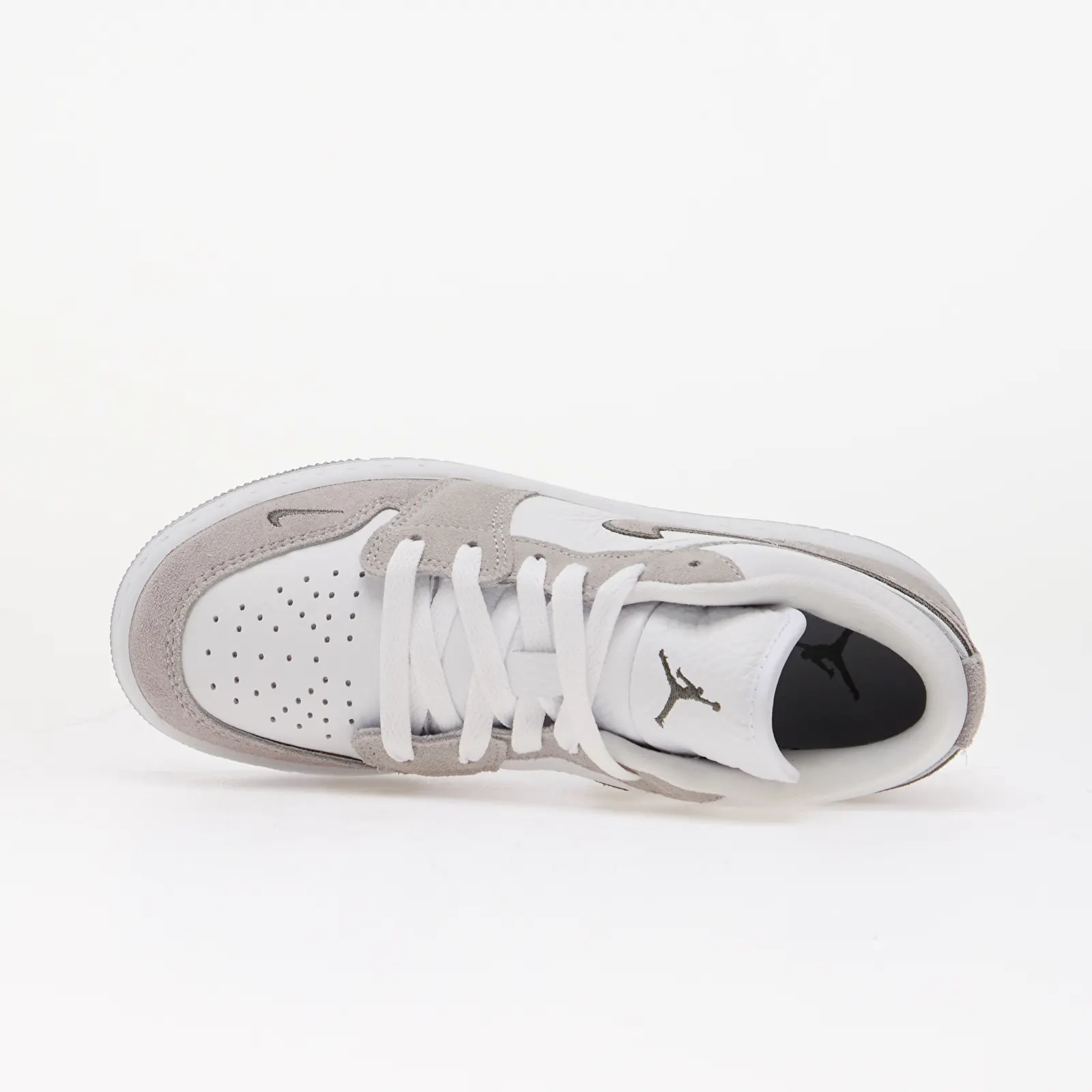 Kids' sneakers and shoes Air Jordan 1 Low SE Kids White/ Wolf Grey-Iron Grey