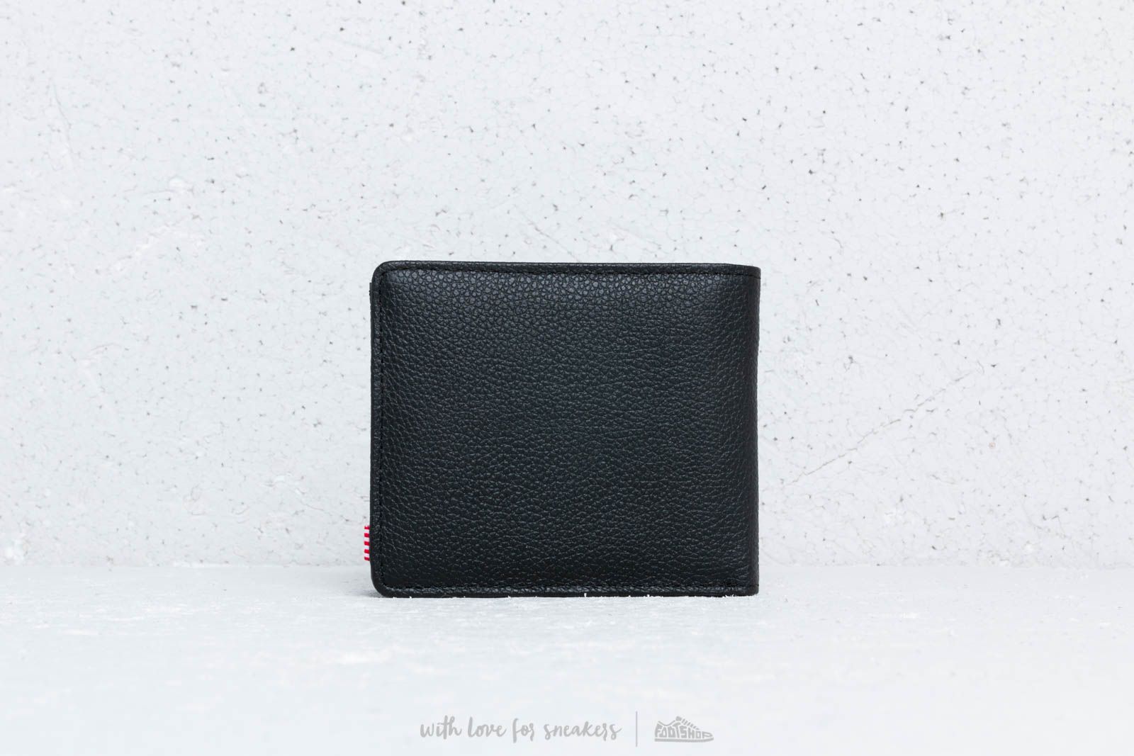 Portafogli Herschel Supply Co. Roy Wallet Black Pebbled