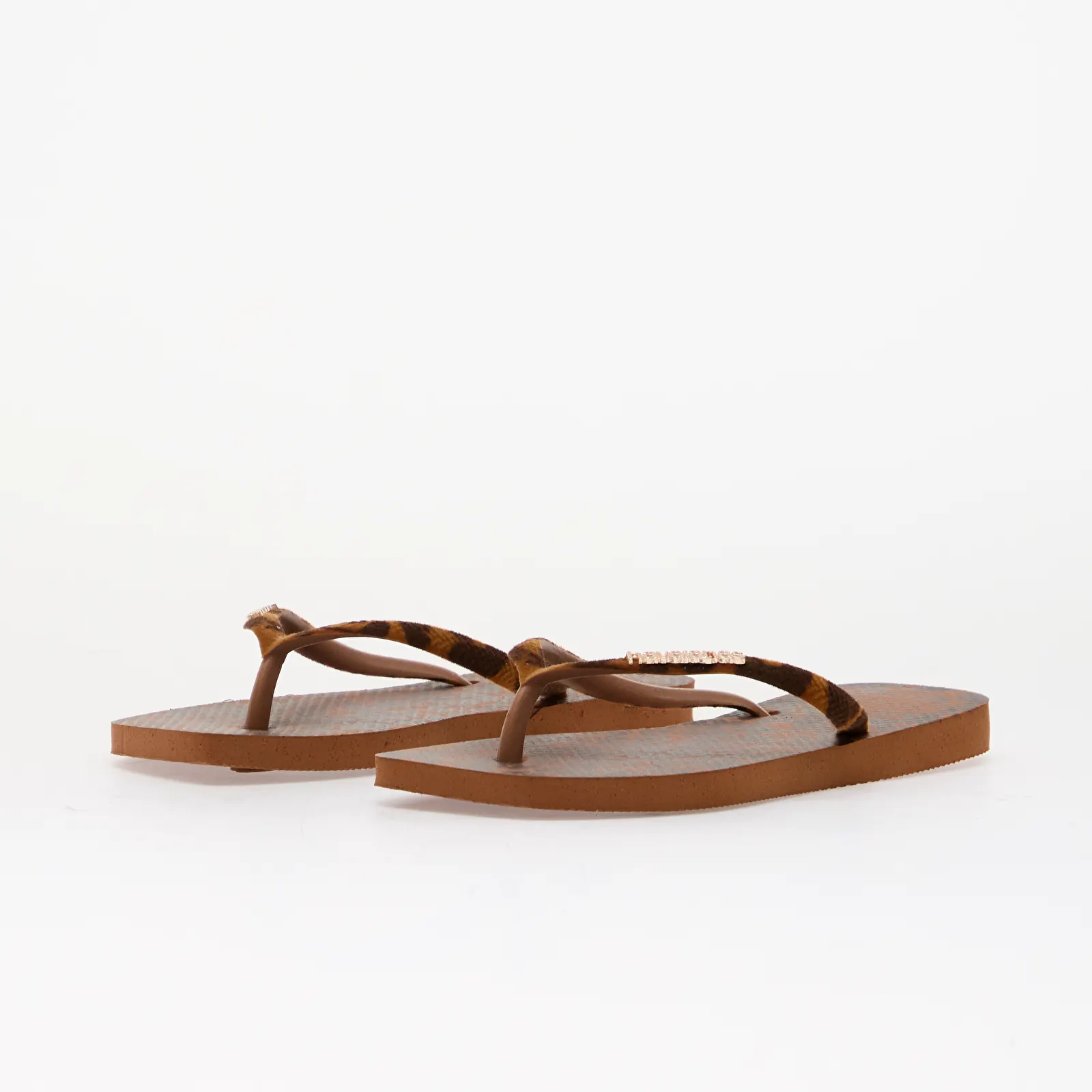 Sieviešu slaidi Havaianas Square Velvet Rust
