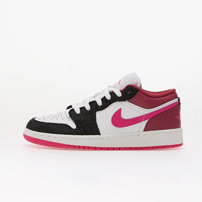 Air Jordan 1 Low SE Kids Off Noir/ Desert Pink-White-Desert Pink