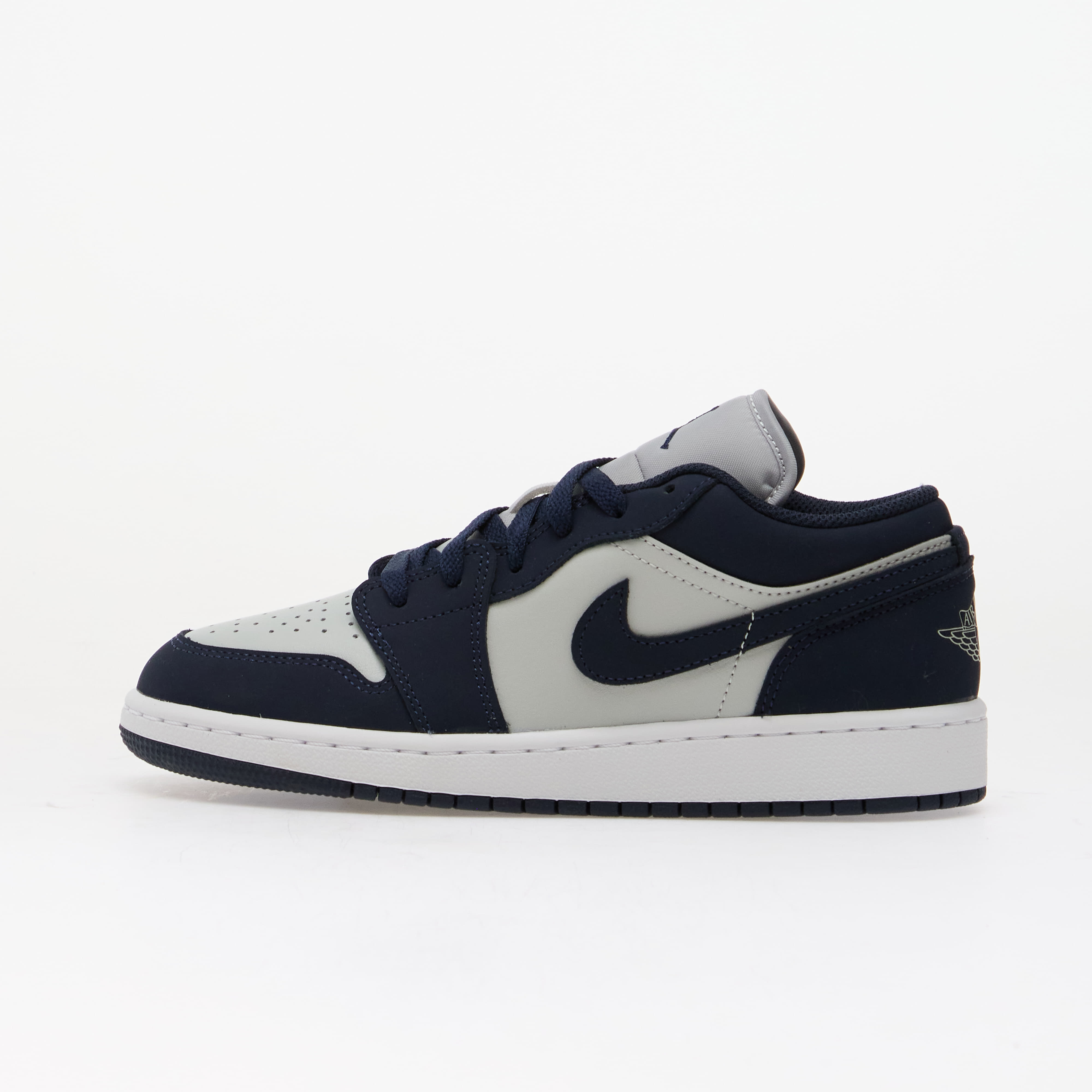 Air Jordan 1 Low Kids Obsidian/ Obsidian-Grey Fog-Pink Foam 5.5Y