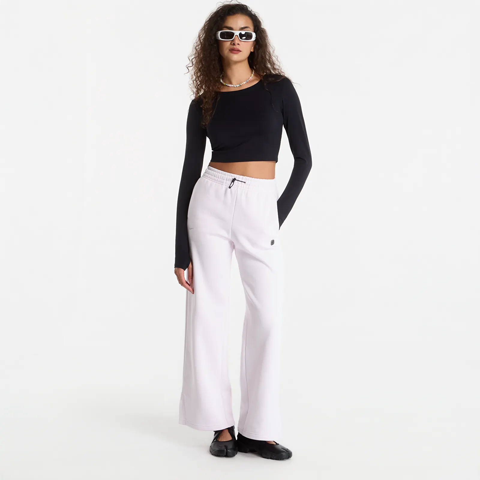 Dámske tepláky Nike W SHOX PHOENIX FLC PANT N/A Pearl Pink