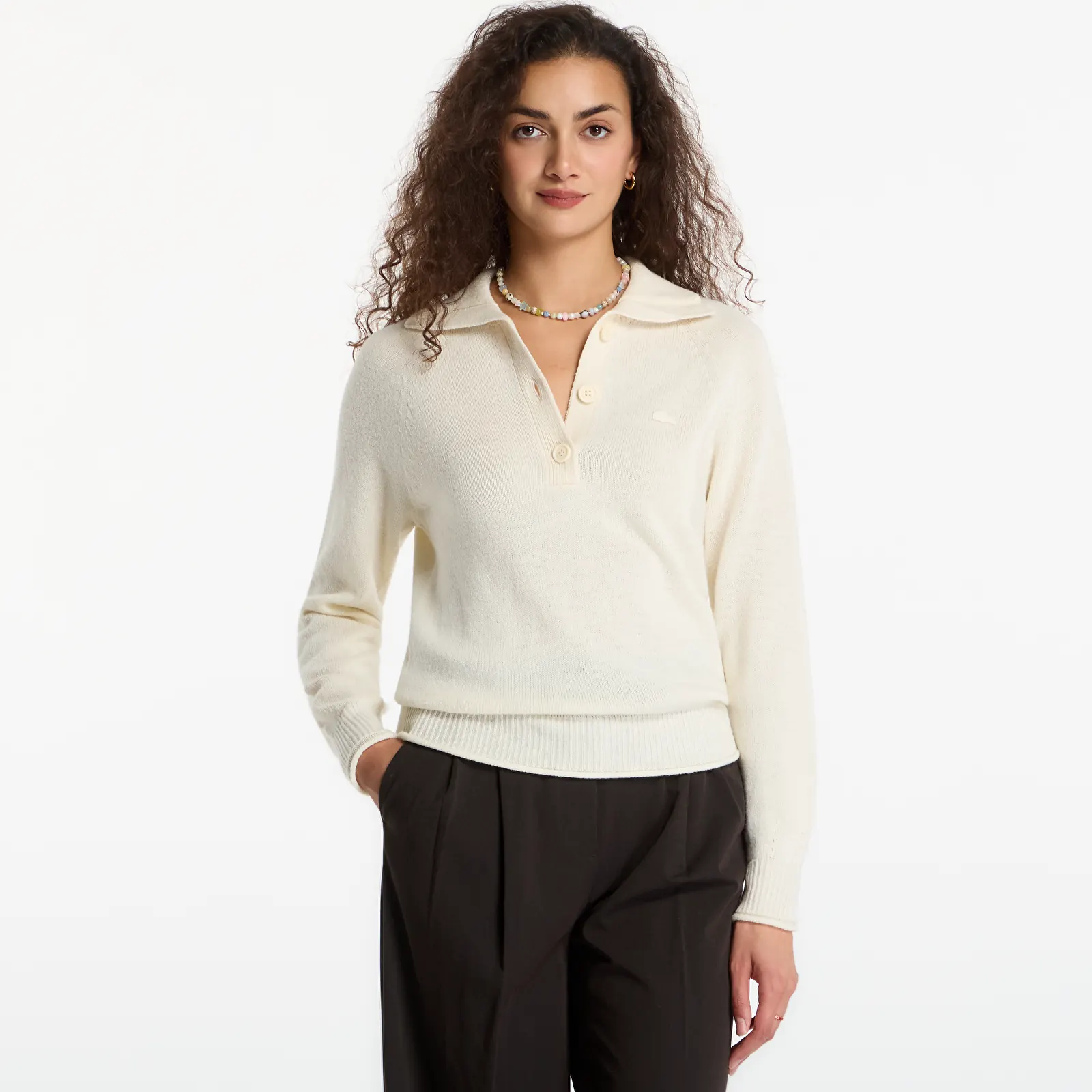Dámské svetry Lacoste Half-Zip Sweaters Lapland