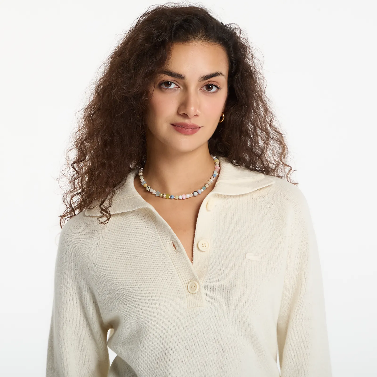 Dámské svetry Lacoste Half-Zip Sweaters Lapland