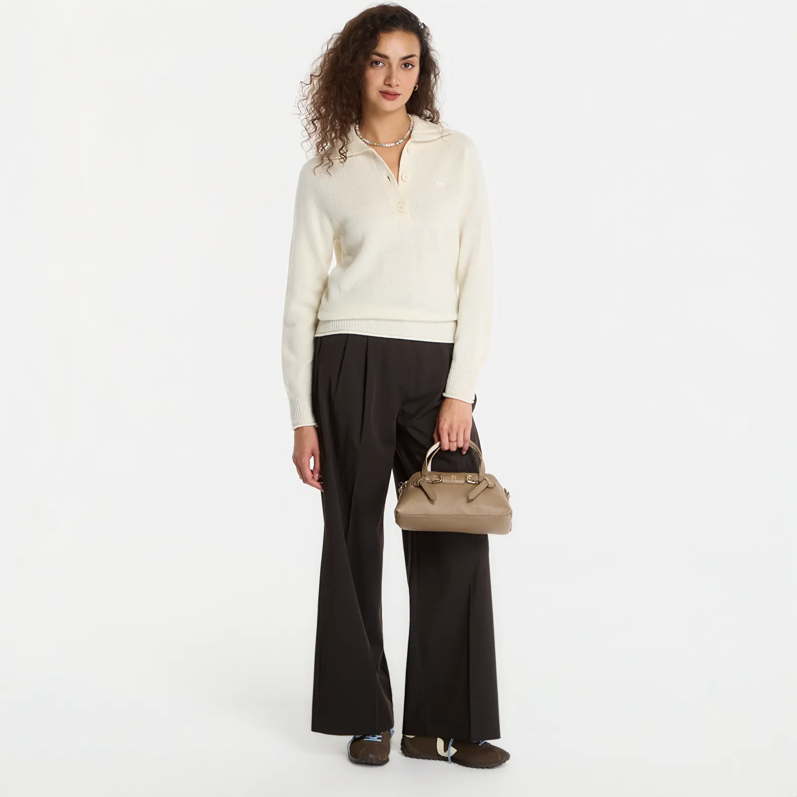 Dámské svetry Lacoste Half-Zip Sweaters Lapland