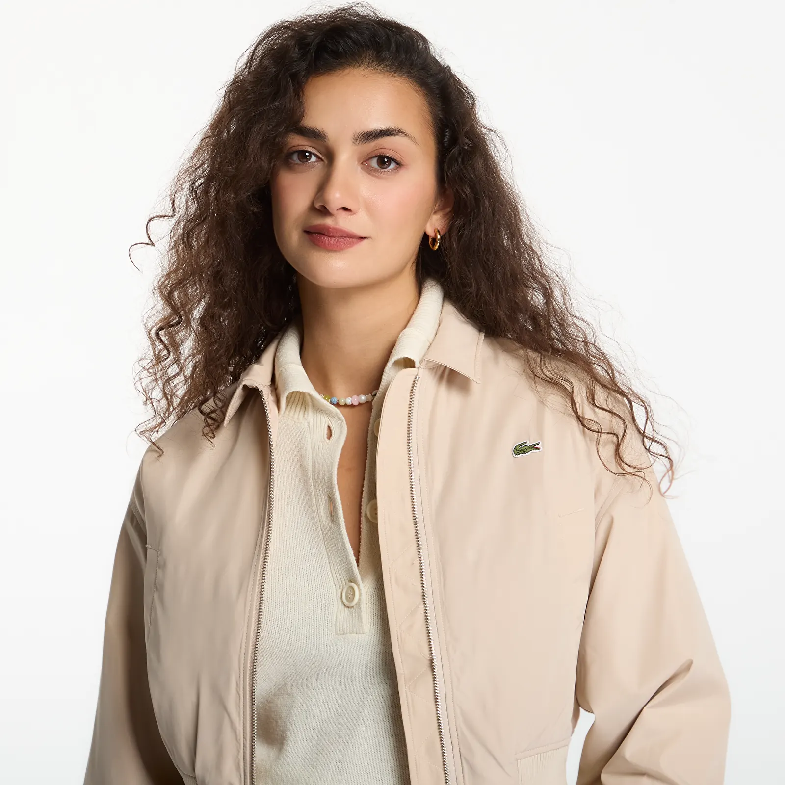 Jakker for kvinner Lacoste Bombers & Varsities Sisal