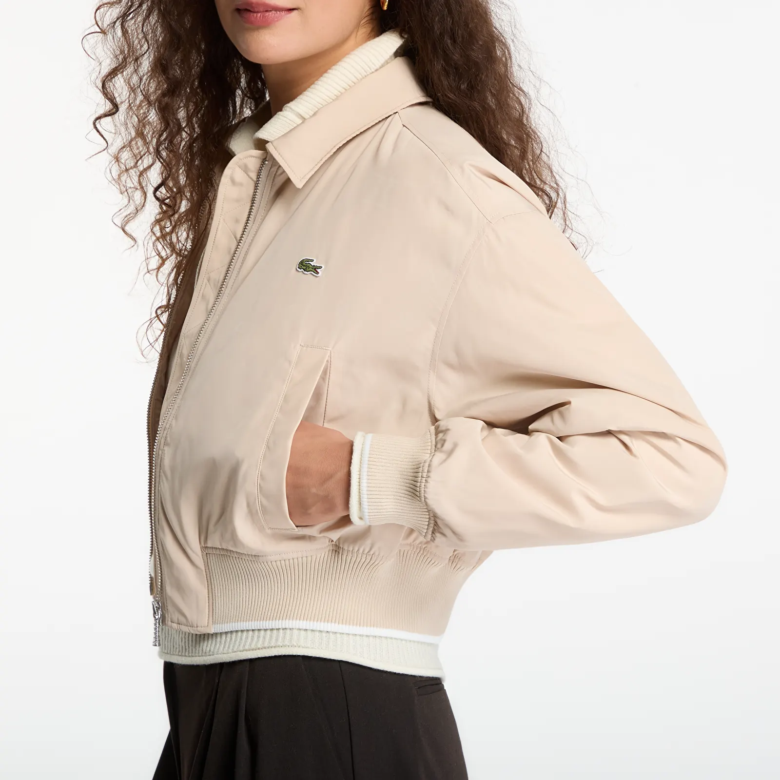 Jakker for kvinner Lacoste Bombers & Varsities Sisal