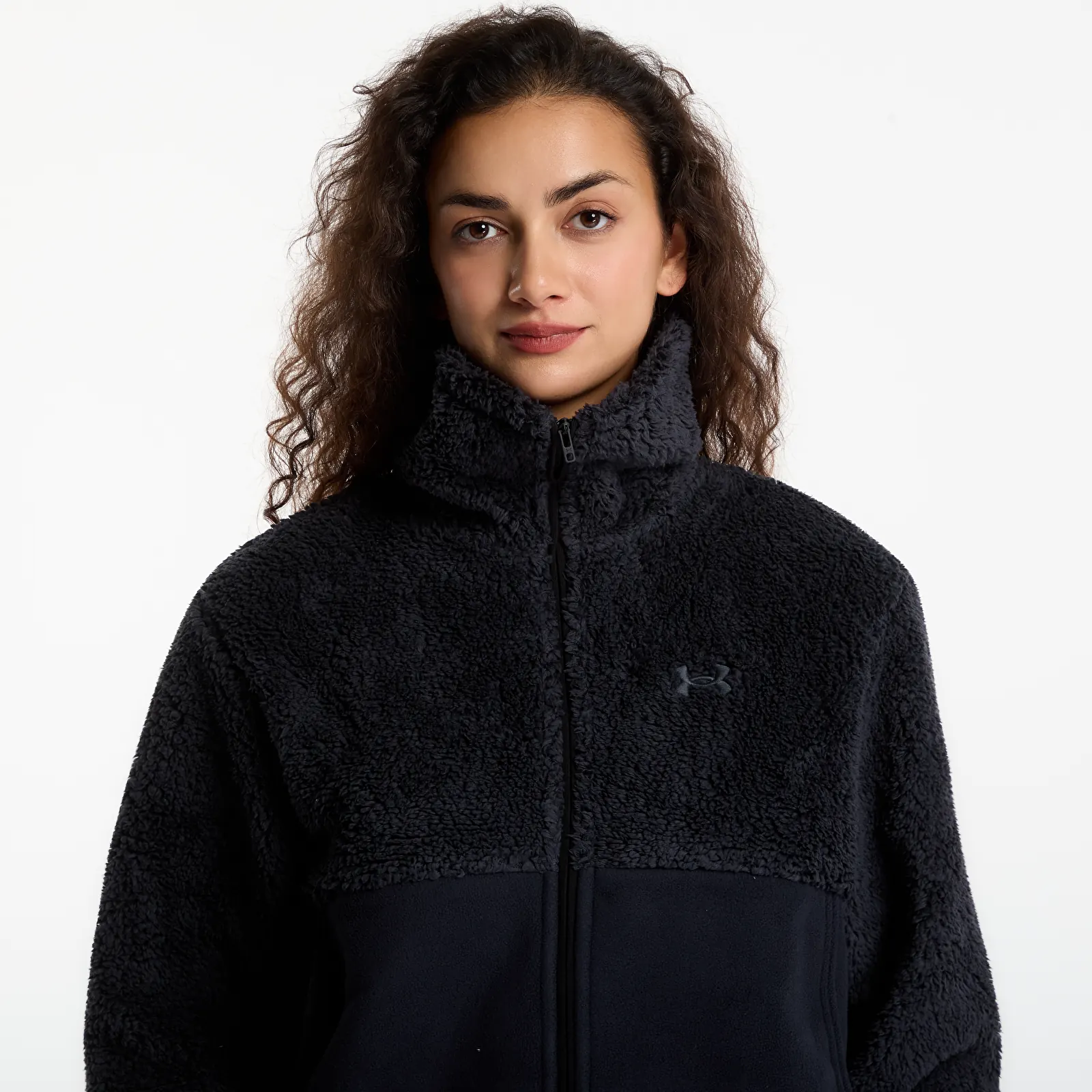 Γυναικεία φούτερ  Under Armour W Basecamp Fleece FZ Black/ Black/ Anthracite