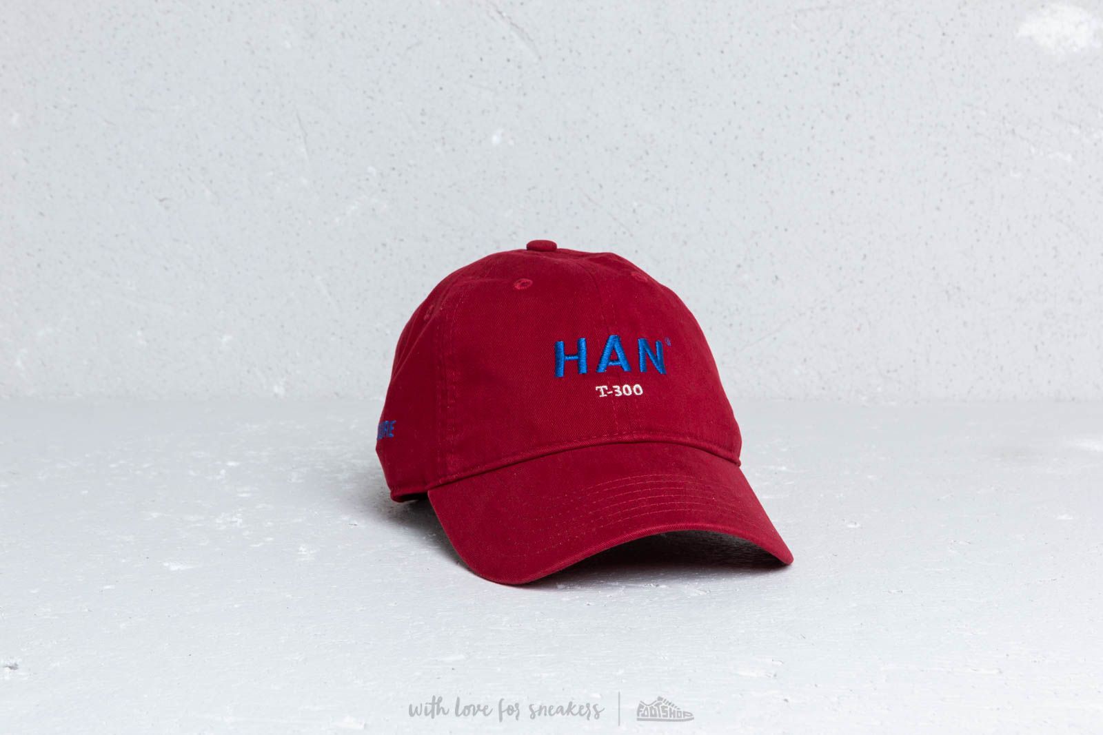 Fitted cap Han Kjøbenhavn Cotton Cap Burgundy