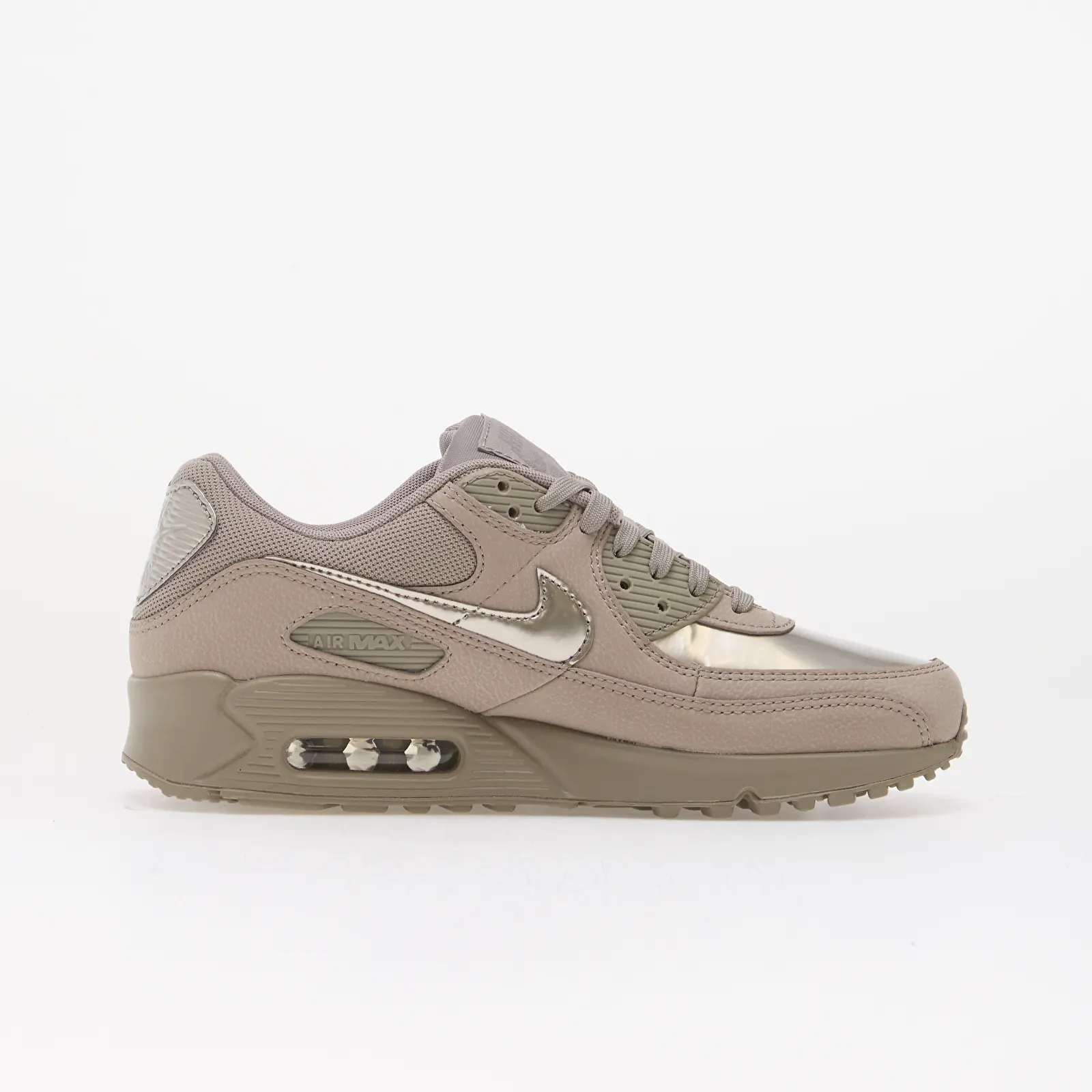 Naisten lenkkarit Nike Air Max 90 Enigma Stone/ Enigma Stone-Black