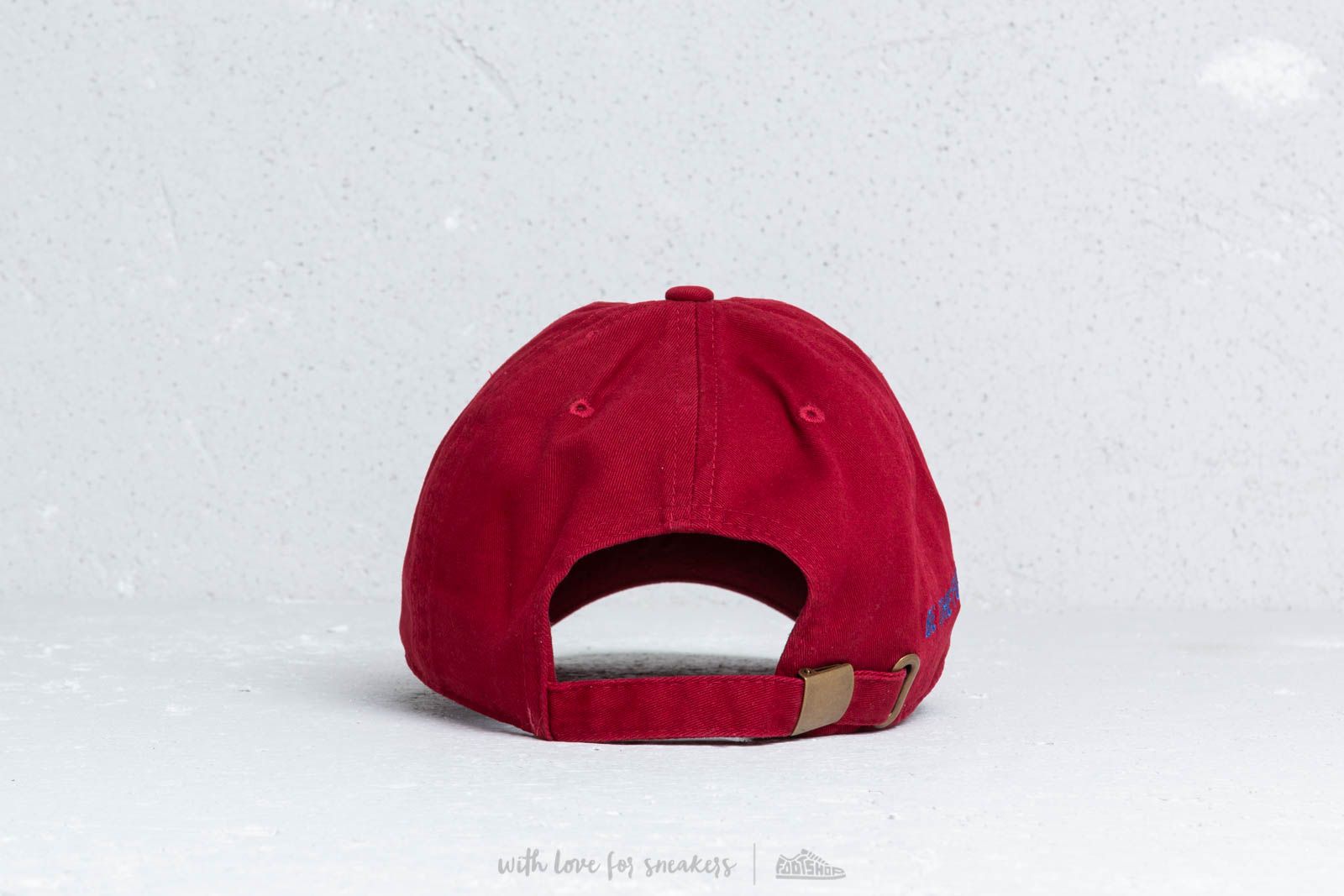 Fitted cap Han Kjøbenhavn Cotton Cap Burgundy