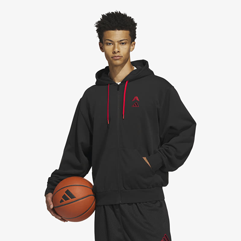 Sweatshirt adidas Anthony Edwards Foundation Full Zip Hoody Black