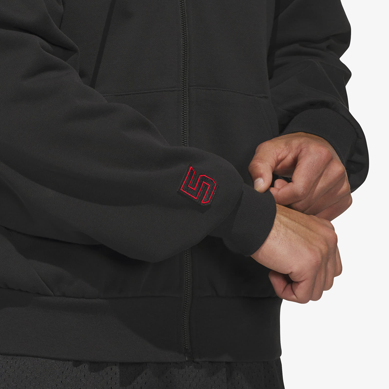 Hoodies and sweatshirts  adidas Anthony Edwards Foundation Full Zip Hoody Black