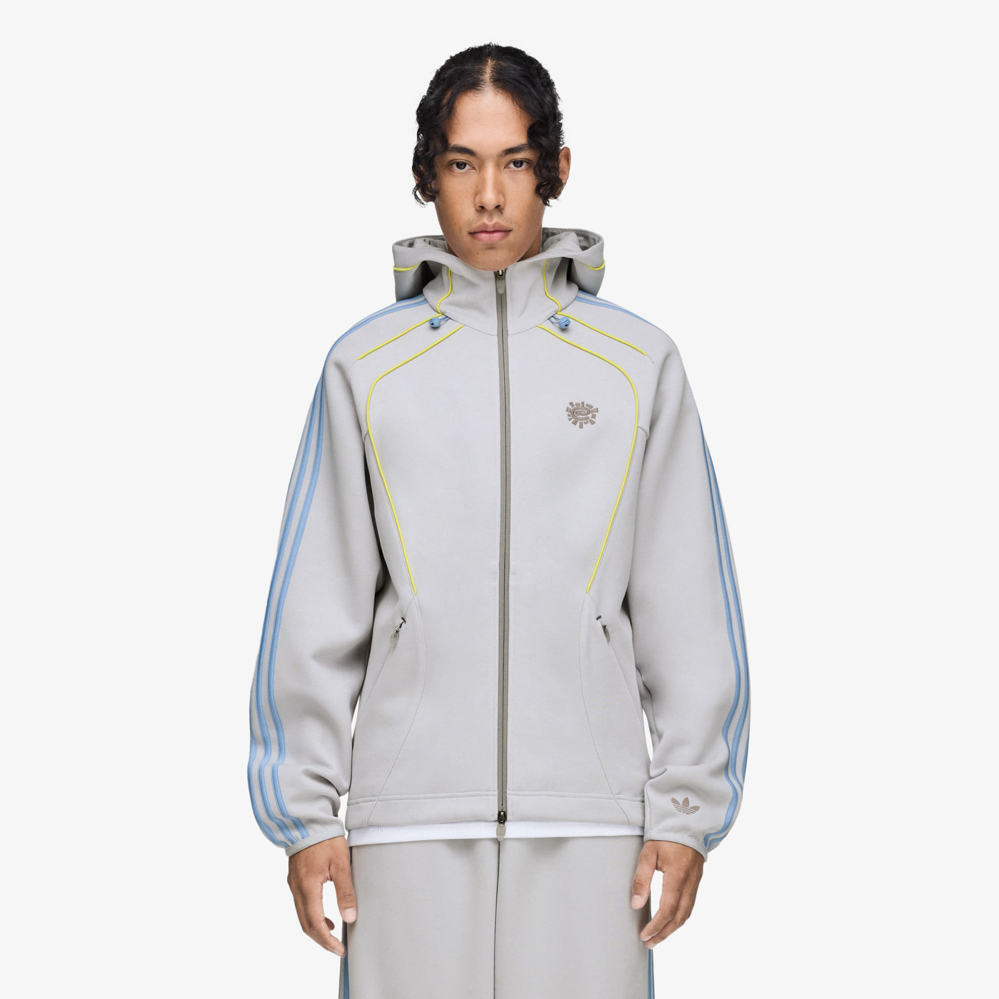 Sweatshirt adidas x ADWYSD Spacer Teamgeistfullzip Hoodie Lgh Solid Grey L