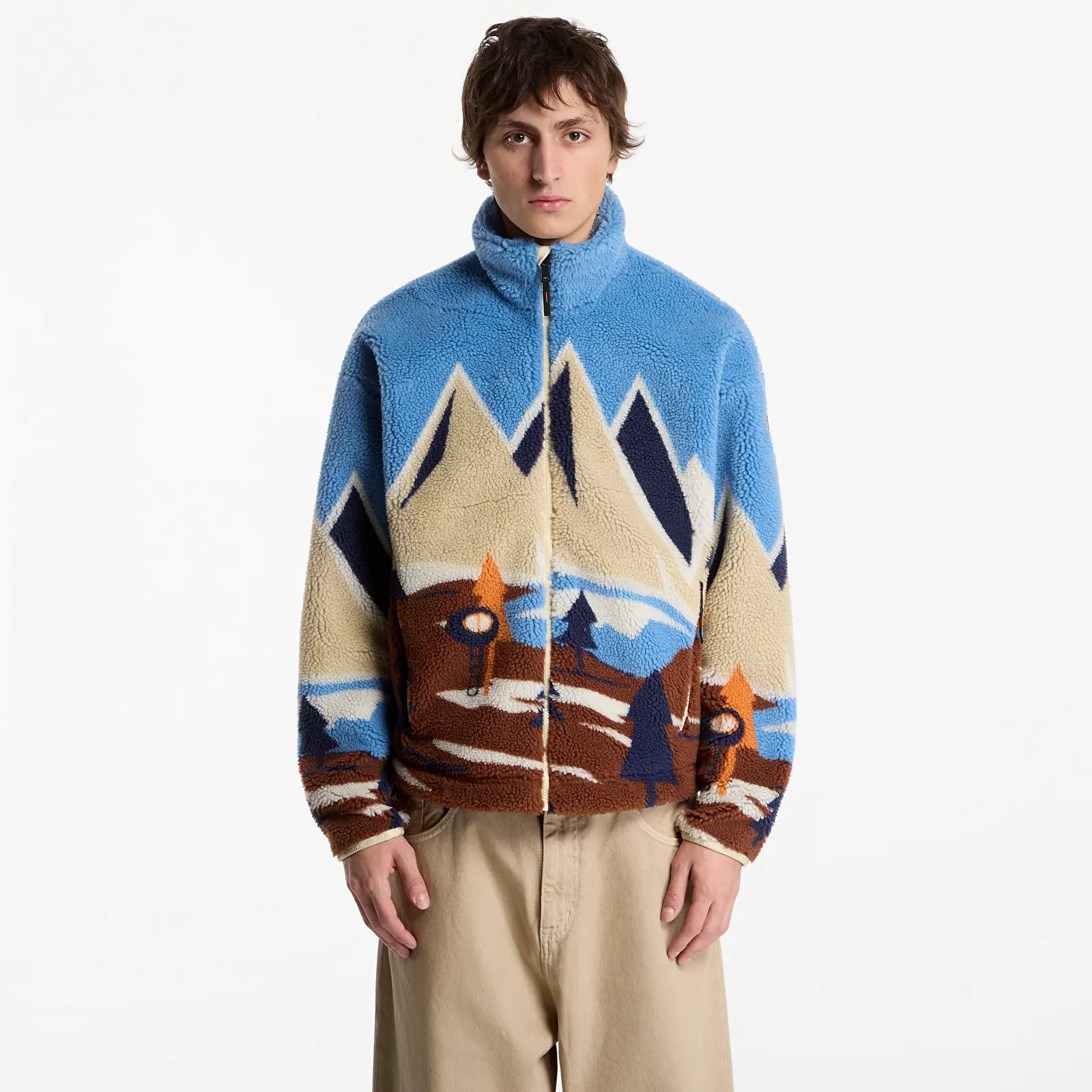 Mikiny Napapijri T-Fleece Full-Zip Fancy Mount