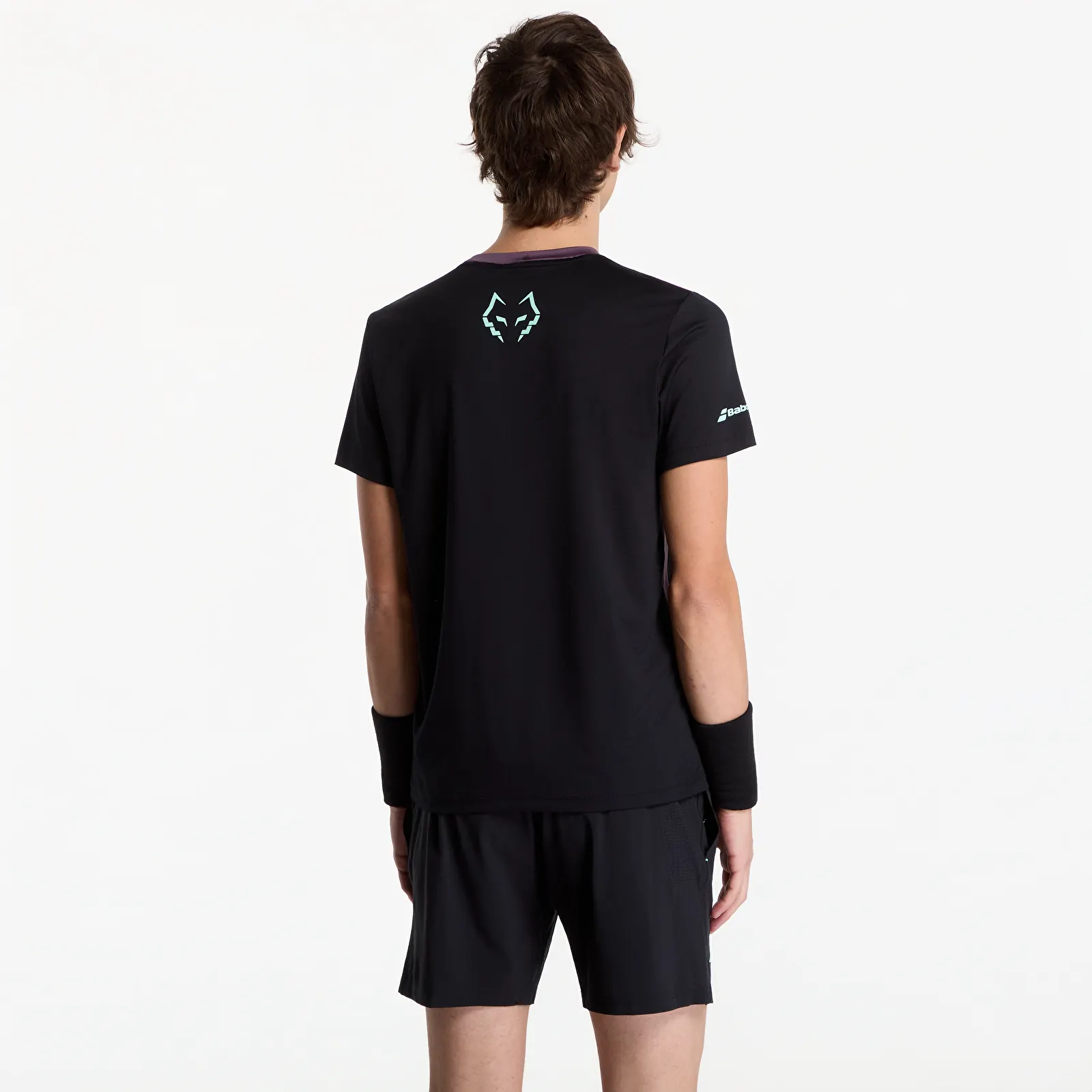 Magliette Babolat Crew Neck Tee J. Lebron Black/ Black
