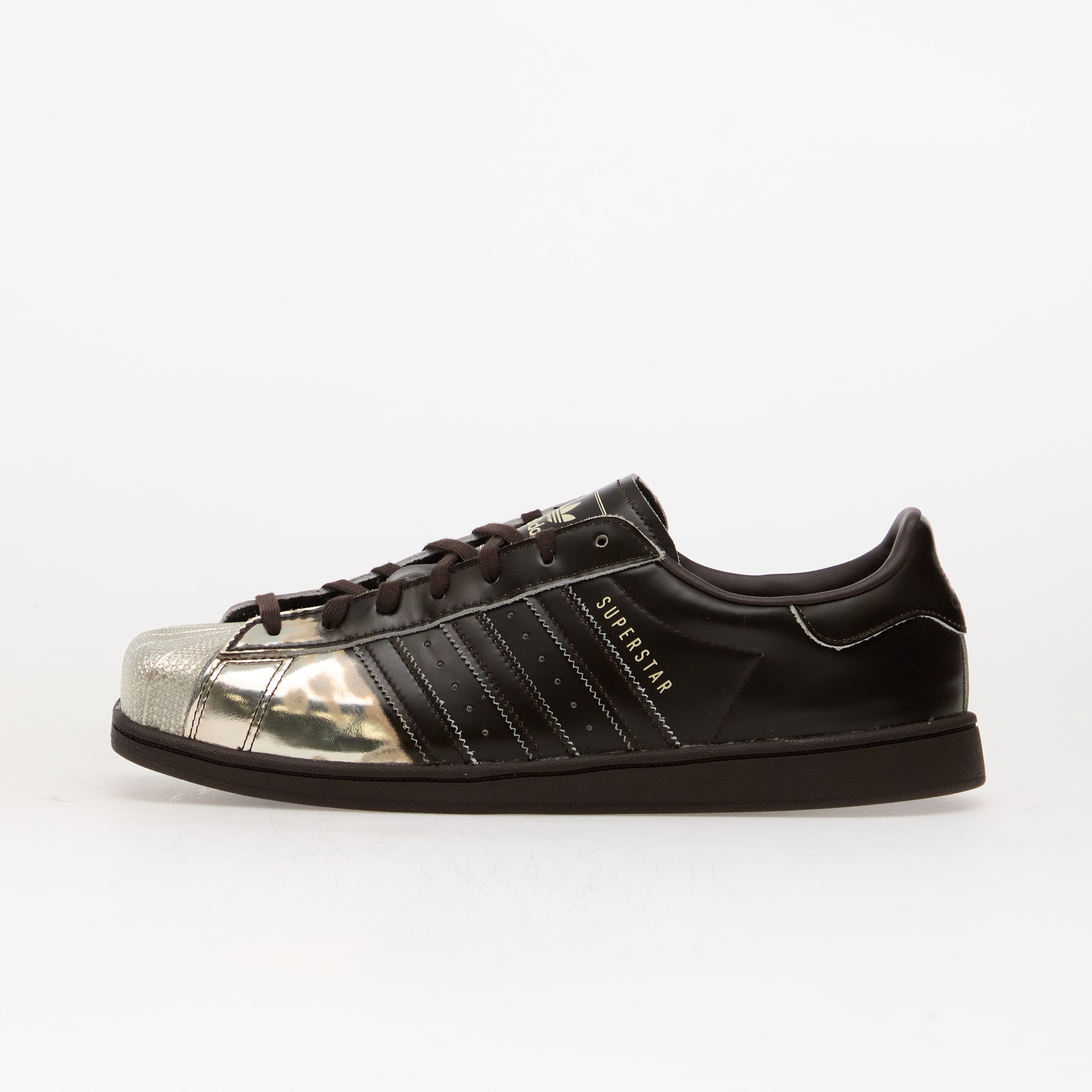 Sneakers adidas Superstar SQ Aurora Coffee/ Silver Met./ Cream White UK 8
