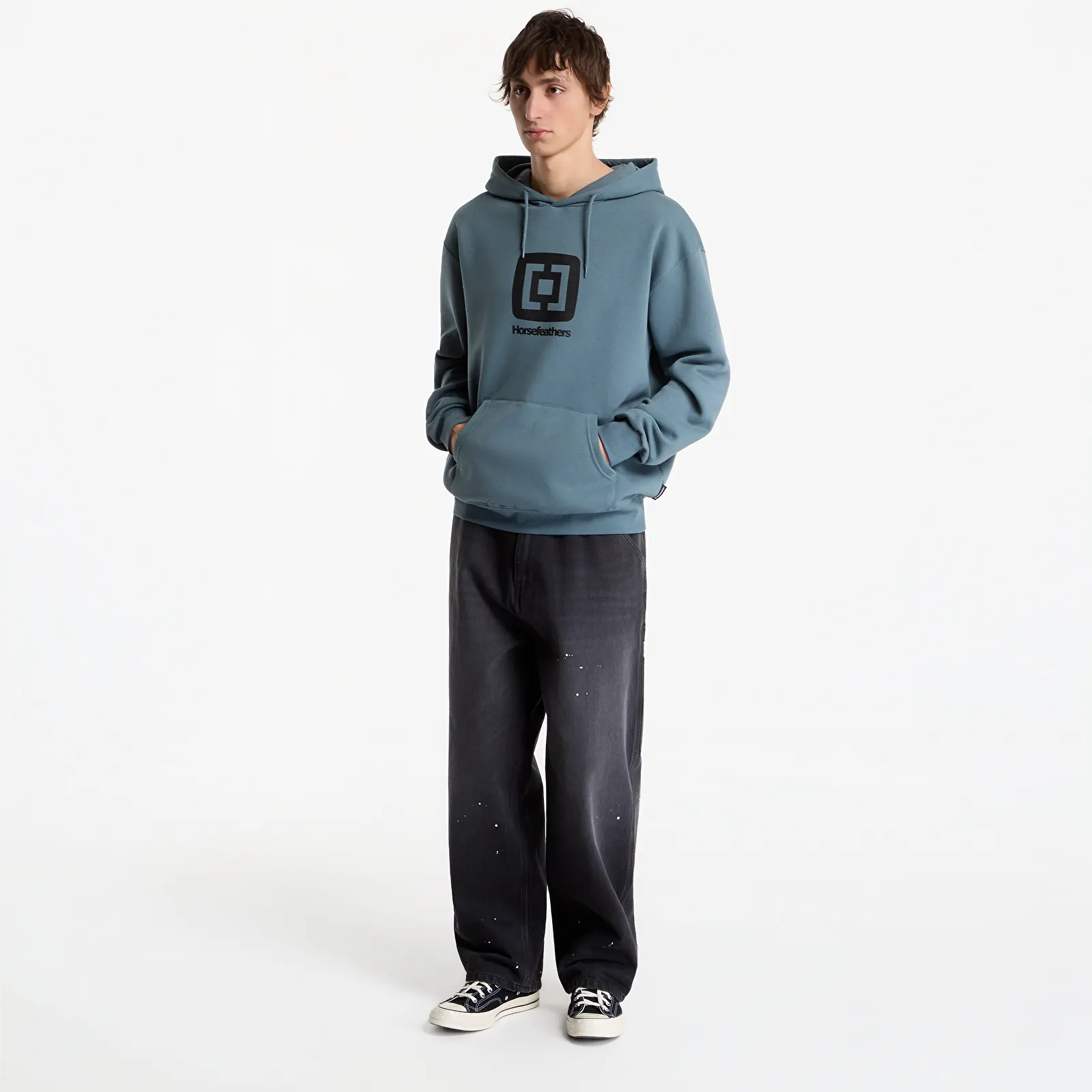 Pánské mikiny Horsefeathers Fair Sweatshirt Storm
