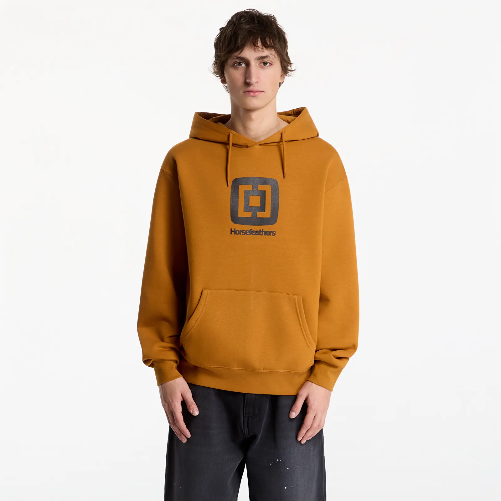 Sweats à capuche homme Horsefeathers Fair Sweatshirt Pumpkin