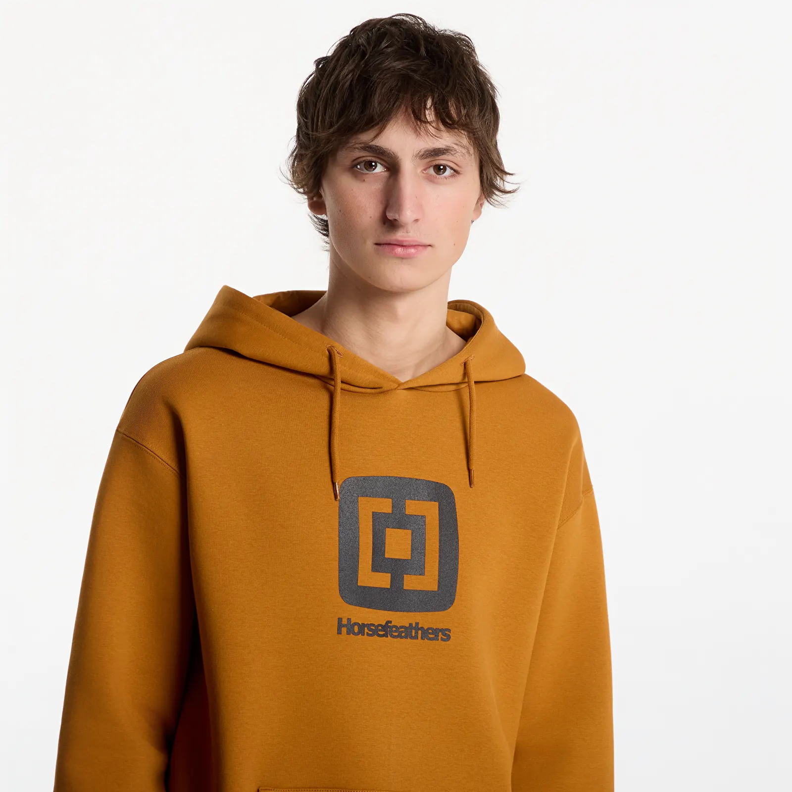Sweats à capuche homme Horsefeathers Fair Sweatshirt Pumpkin