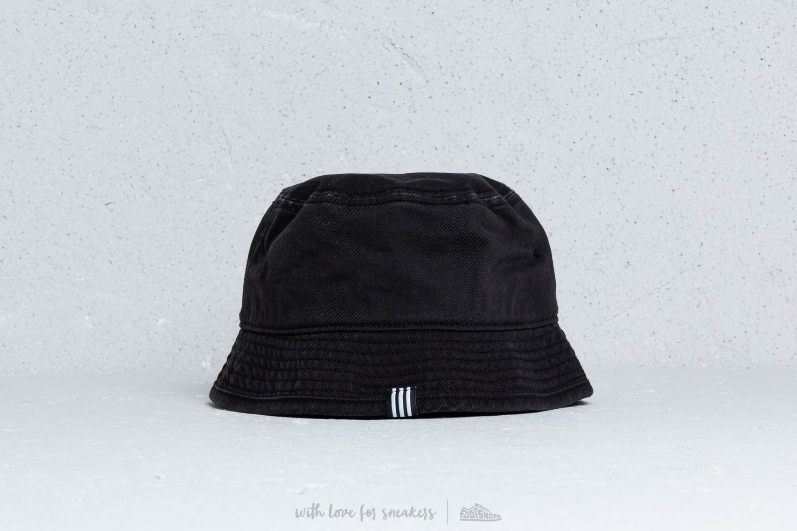 Hüte Adidas Originals Trefoil Bucket Hat Black/ White