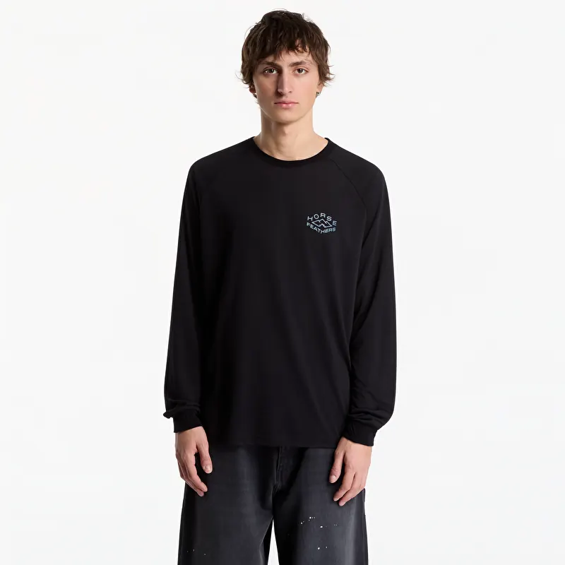 T-shirt Horsefeathers Shank Ls T-Shirt Black