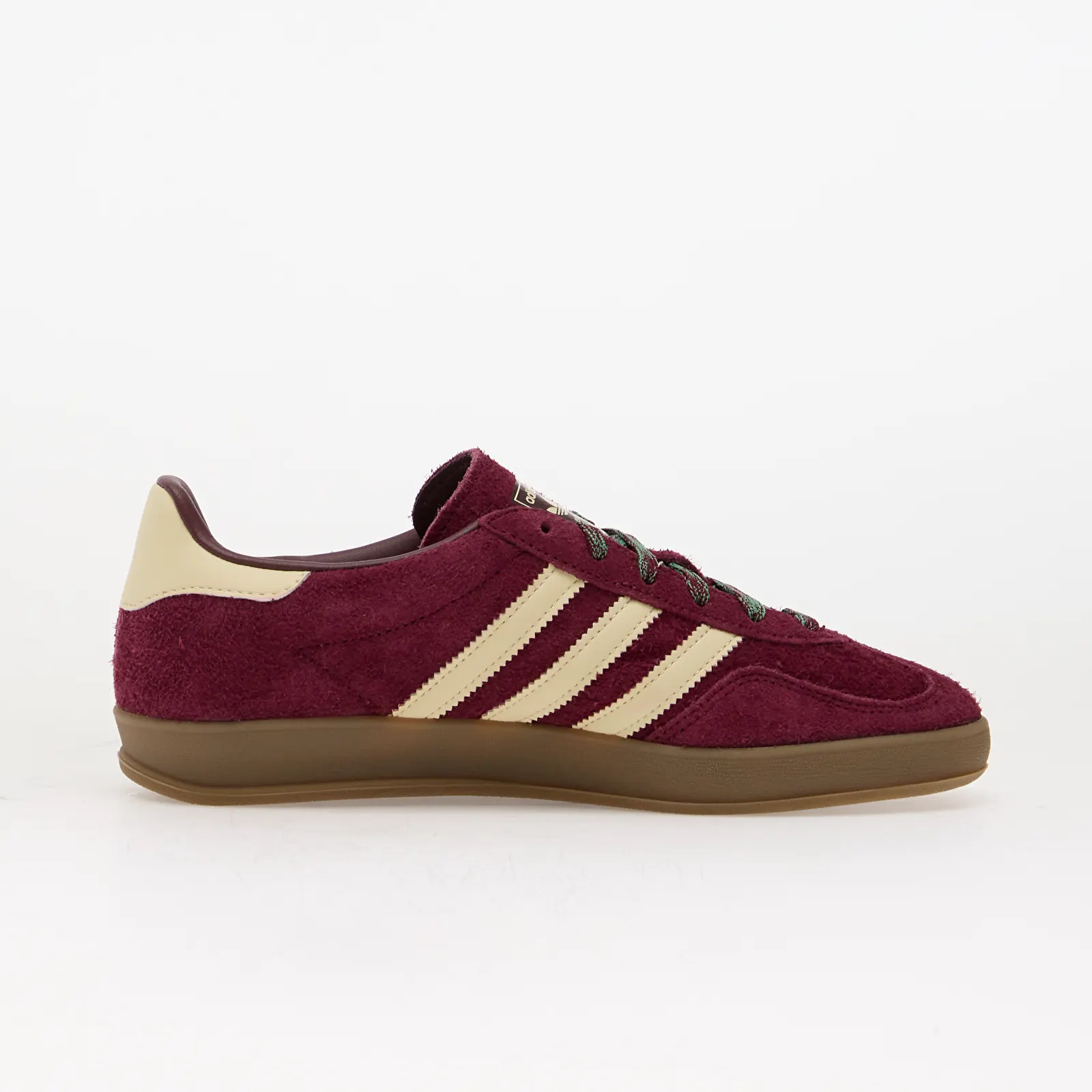 Women's shoes adidas Gazelle Indoor Maroon/ Warm Vanilla/ Blanch Green