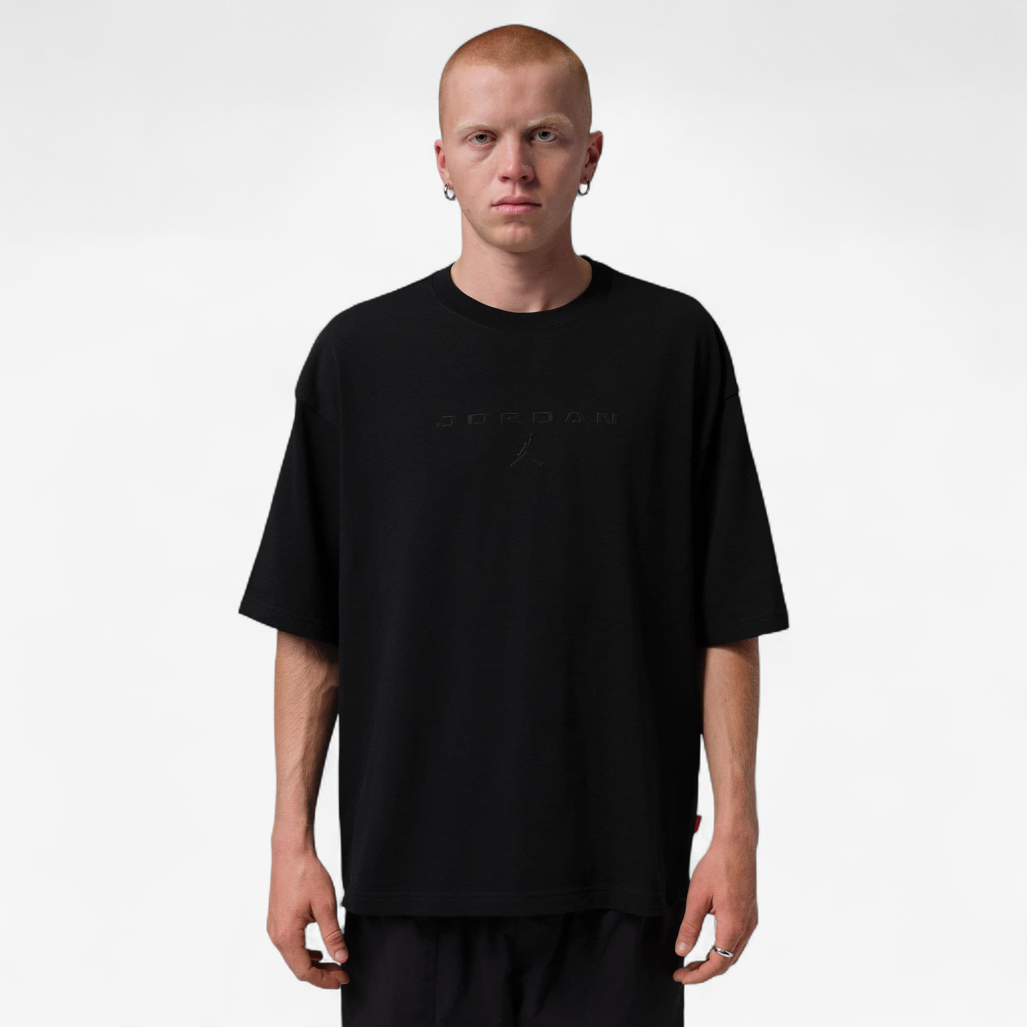 T-shirt Jordan Flight Men's Oversized T-Shirt Black XL