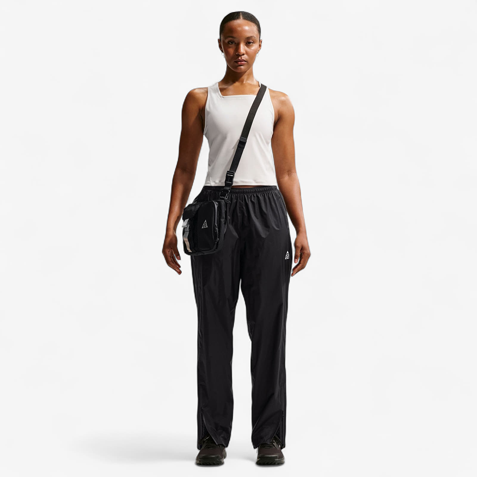 Női nadrágok Nike ACG Women's Storm-FIT ADV Mid-Rise Trail Running Pants Black/ Summit White