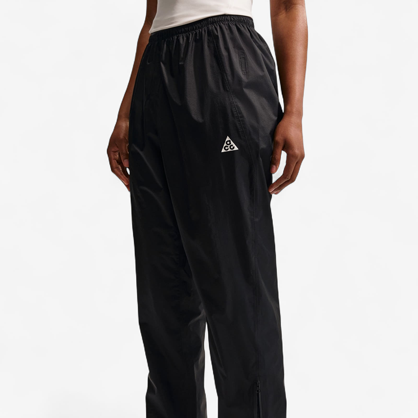 Női nadrágok Nike ACG Women's Storm-FIT ADV Mid-Rise Trail Running Pants Black/ Summit White