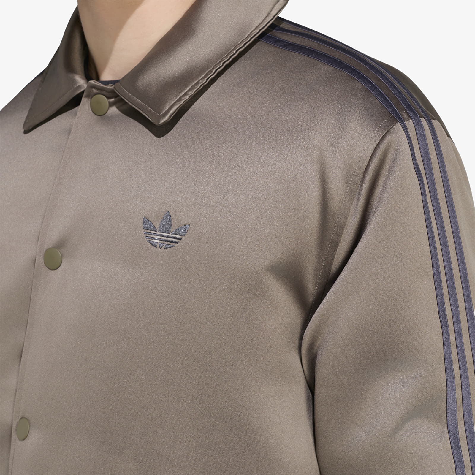 Jacken adidas 3 Stripes Satin Padded Jacket Branch