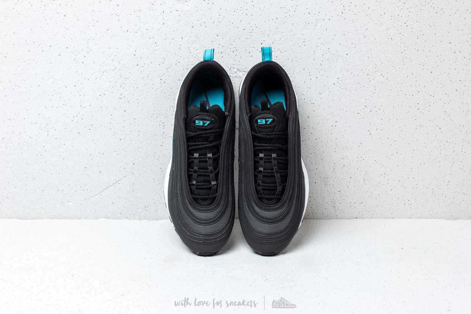 Men s shoes Nike Air Max 97 Black Blue Fury Dark Grey Footshop