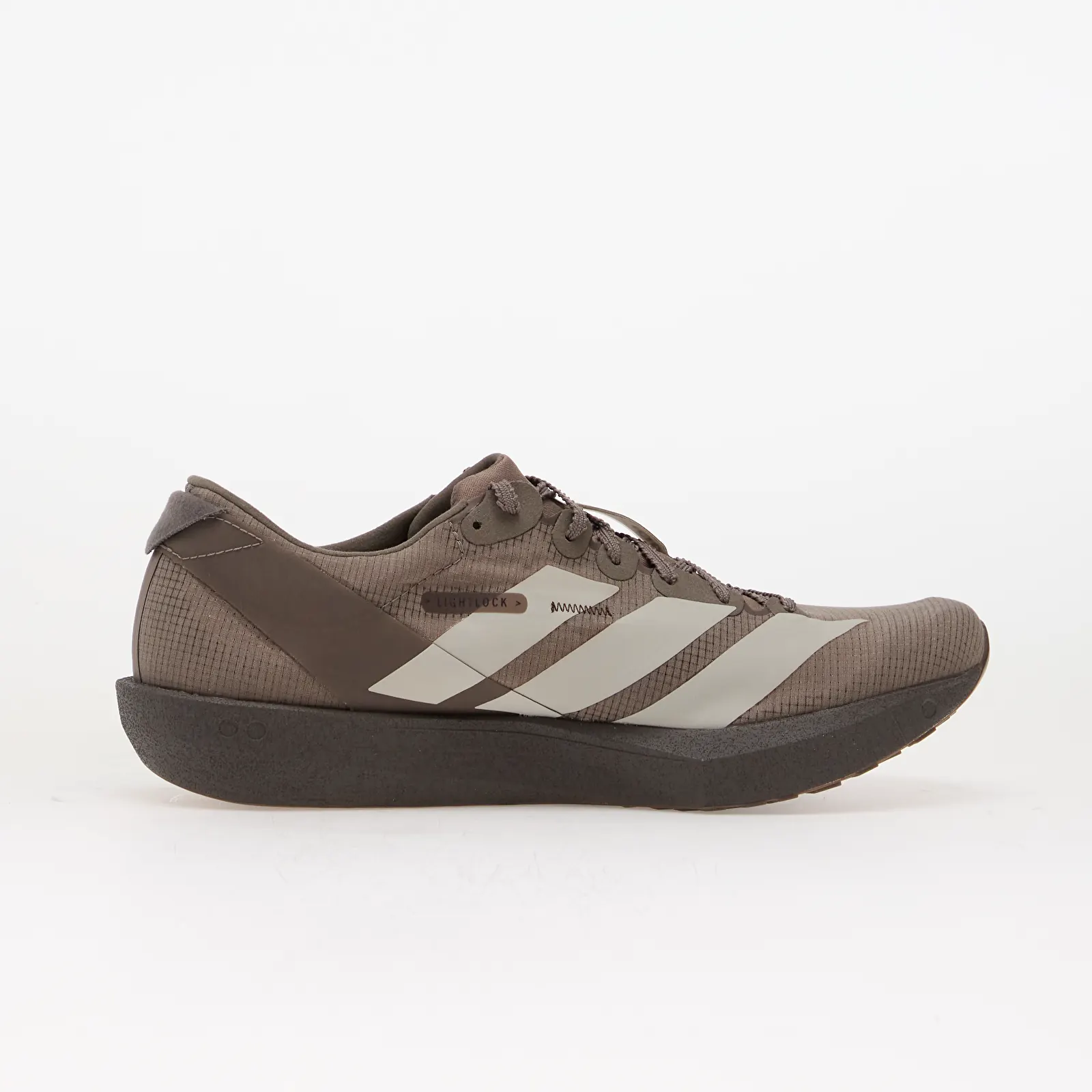 Baskets homme adidas x Satisfy Adizero Adios M Tech Earth/ Pearl Met./ Charcoal