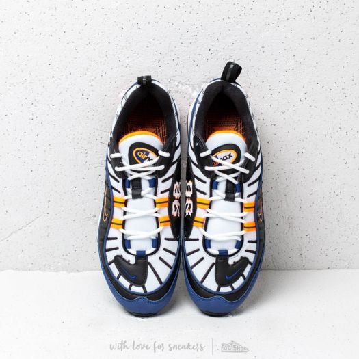 Nike air max 98 og white deep orange black sales